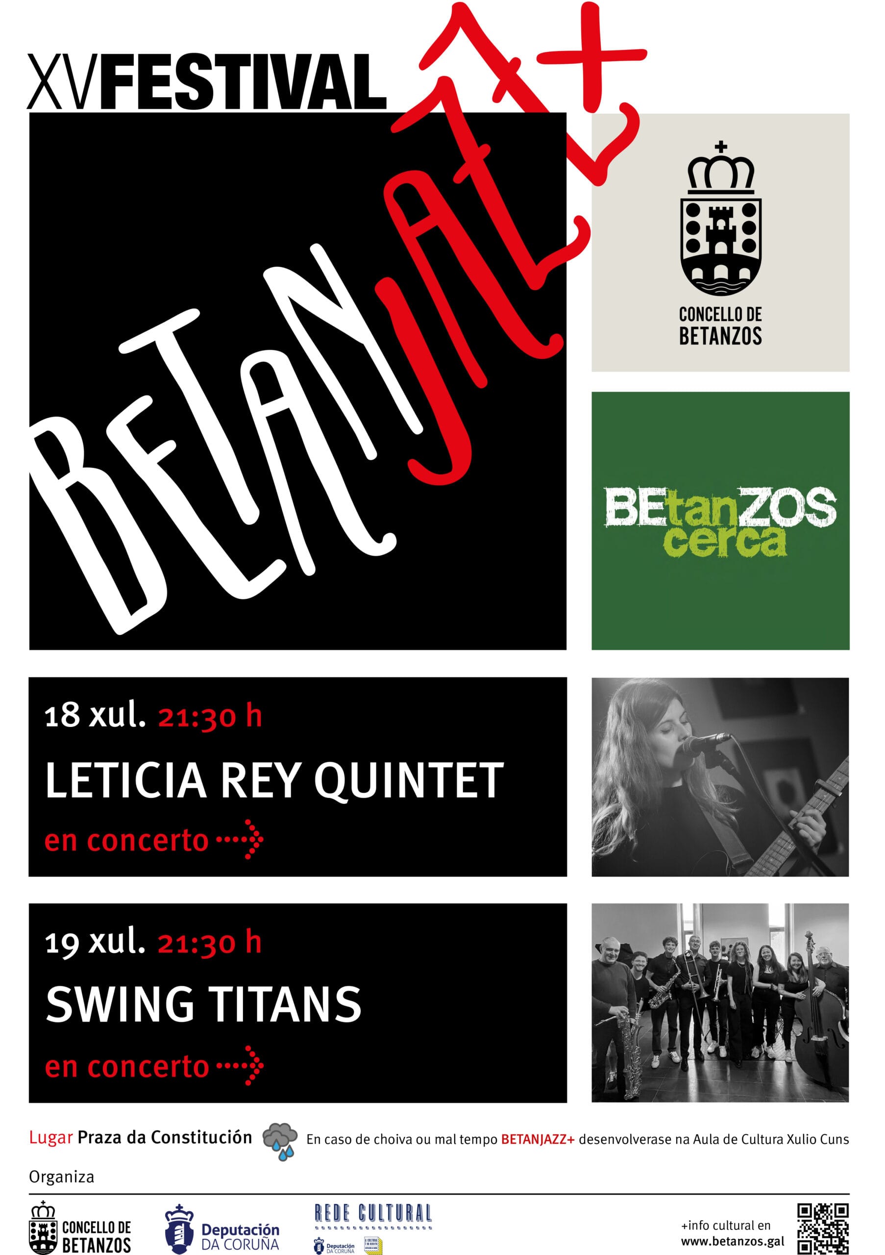 Betanjazz 2026: dos noches de jazz gratis en Betanzos