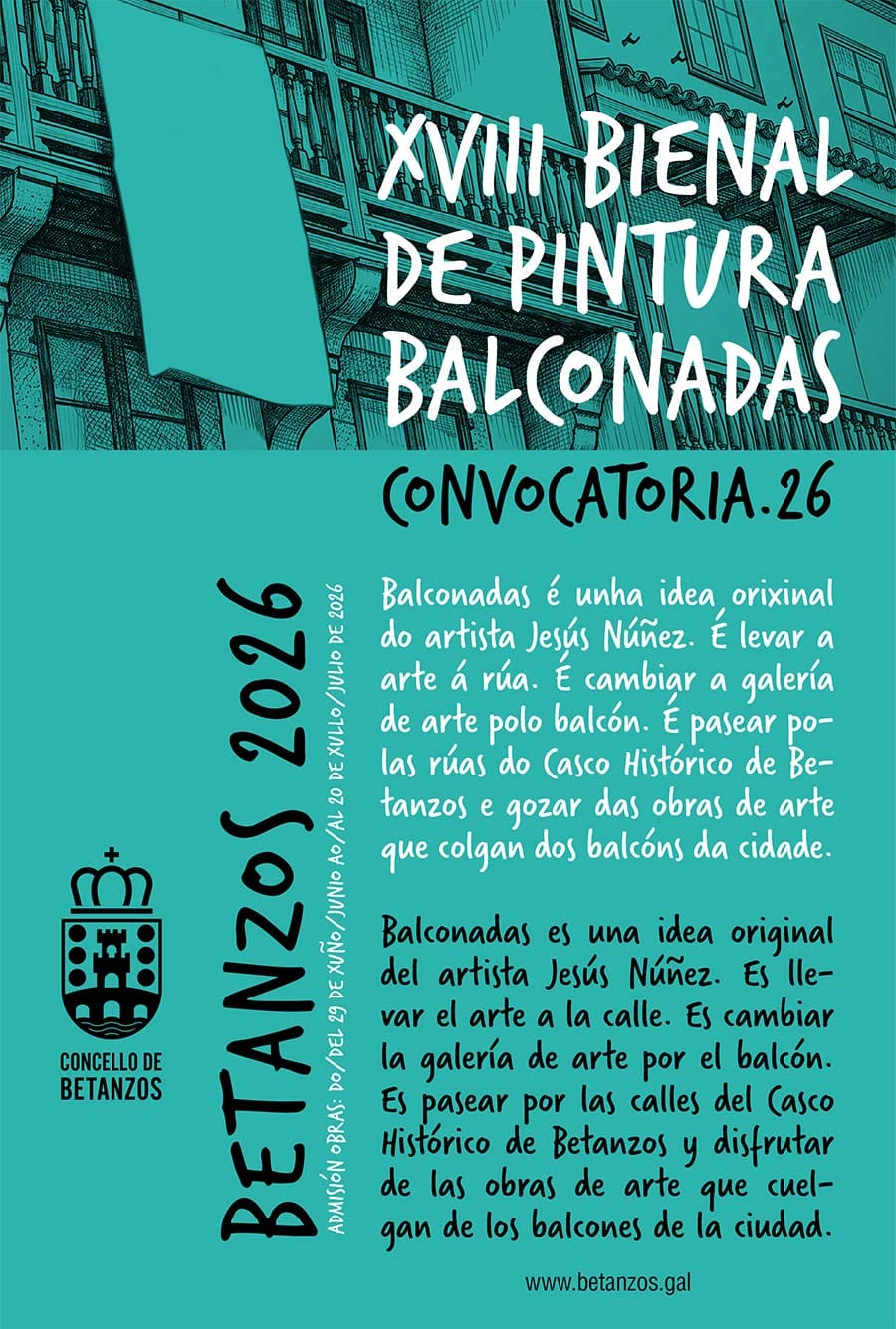 La Bienal de Pintura Balconadas: arte en los balcones