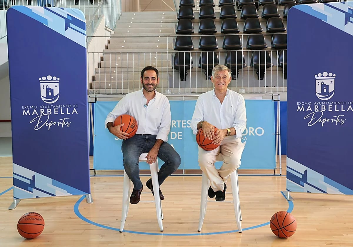El Real Madrid de baloncesto juega en San Pedro