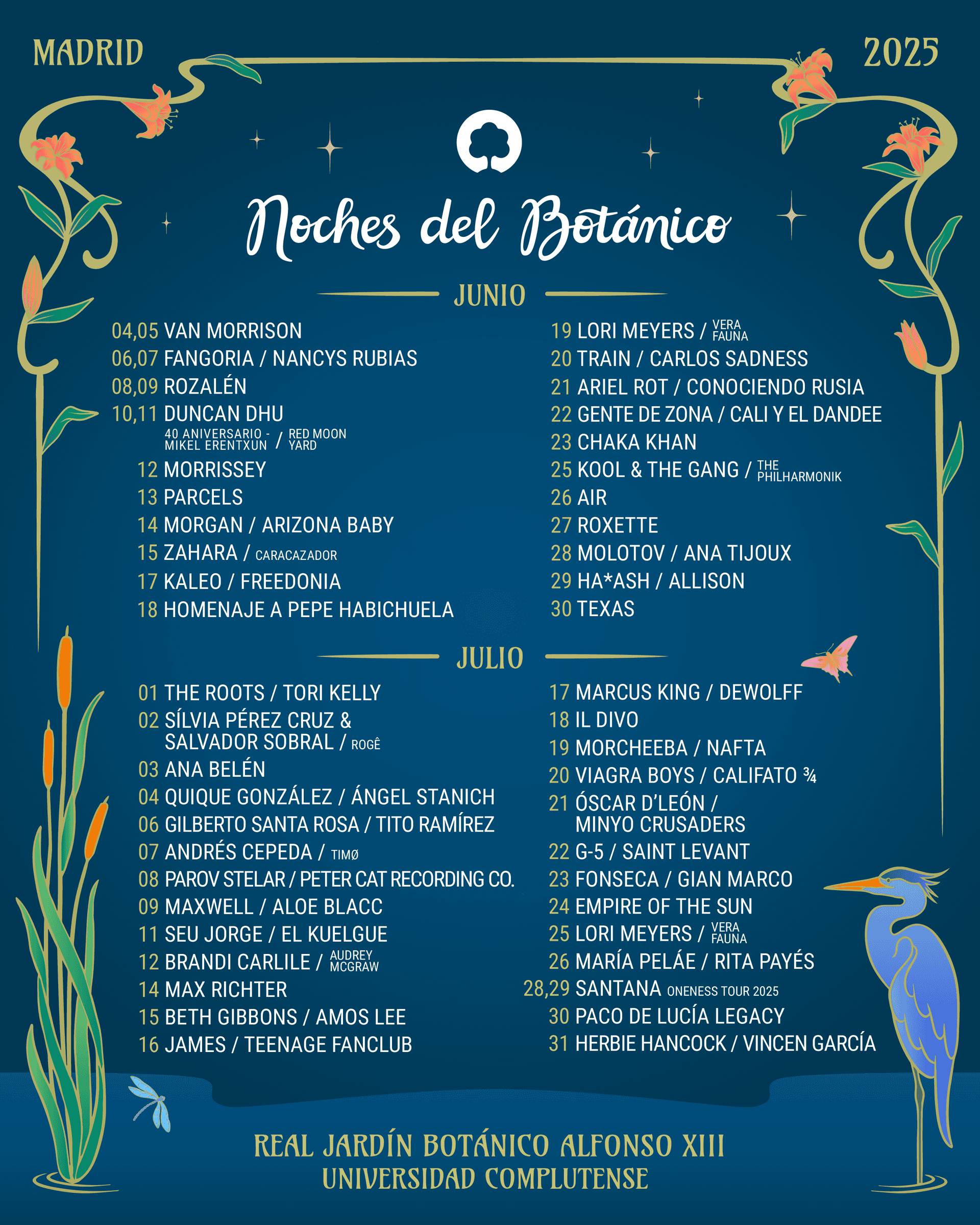 Noches del Botánico cierra su décimo aniversario