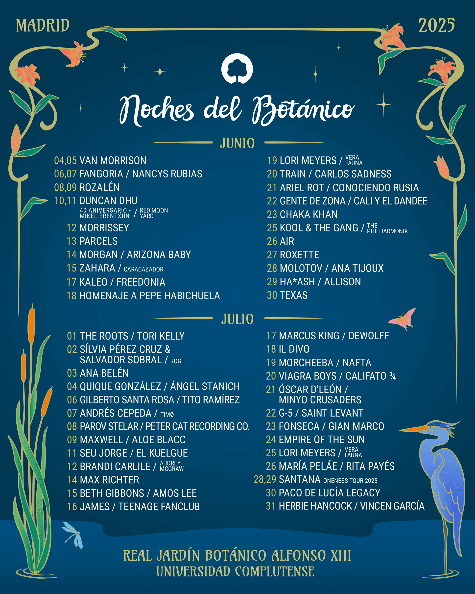 Noches del Botánico cierra su décimo aniversario
