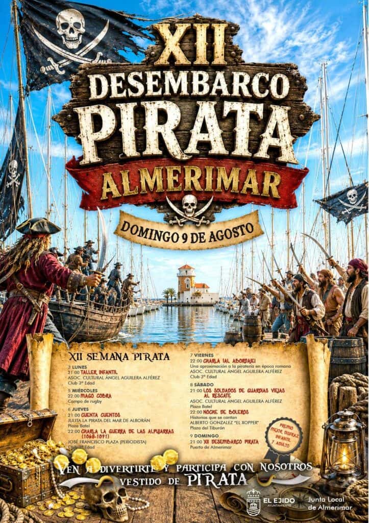 La Semana Pirata de Almerimar llega a su desembarco