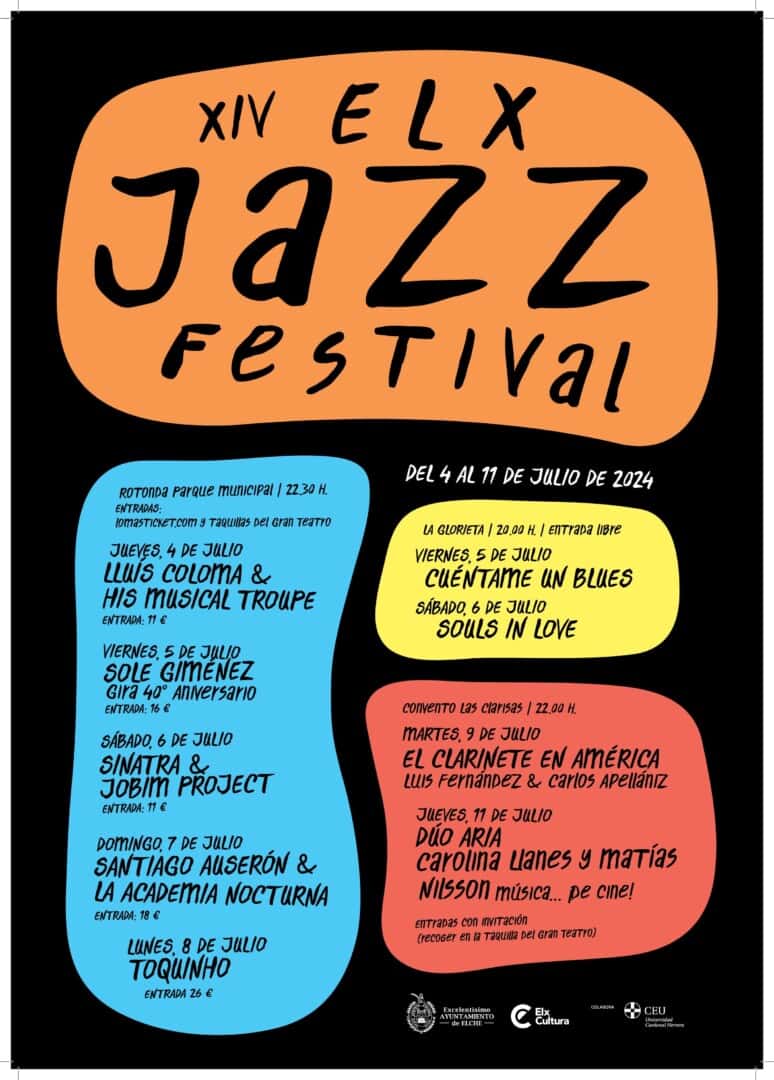 Elx Jazz Festival 2026: tres noches de música en el Palmeral