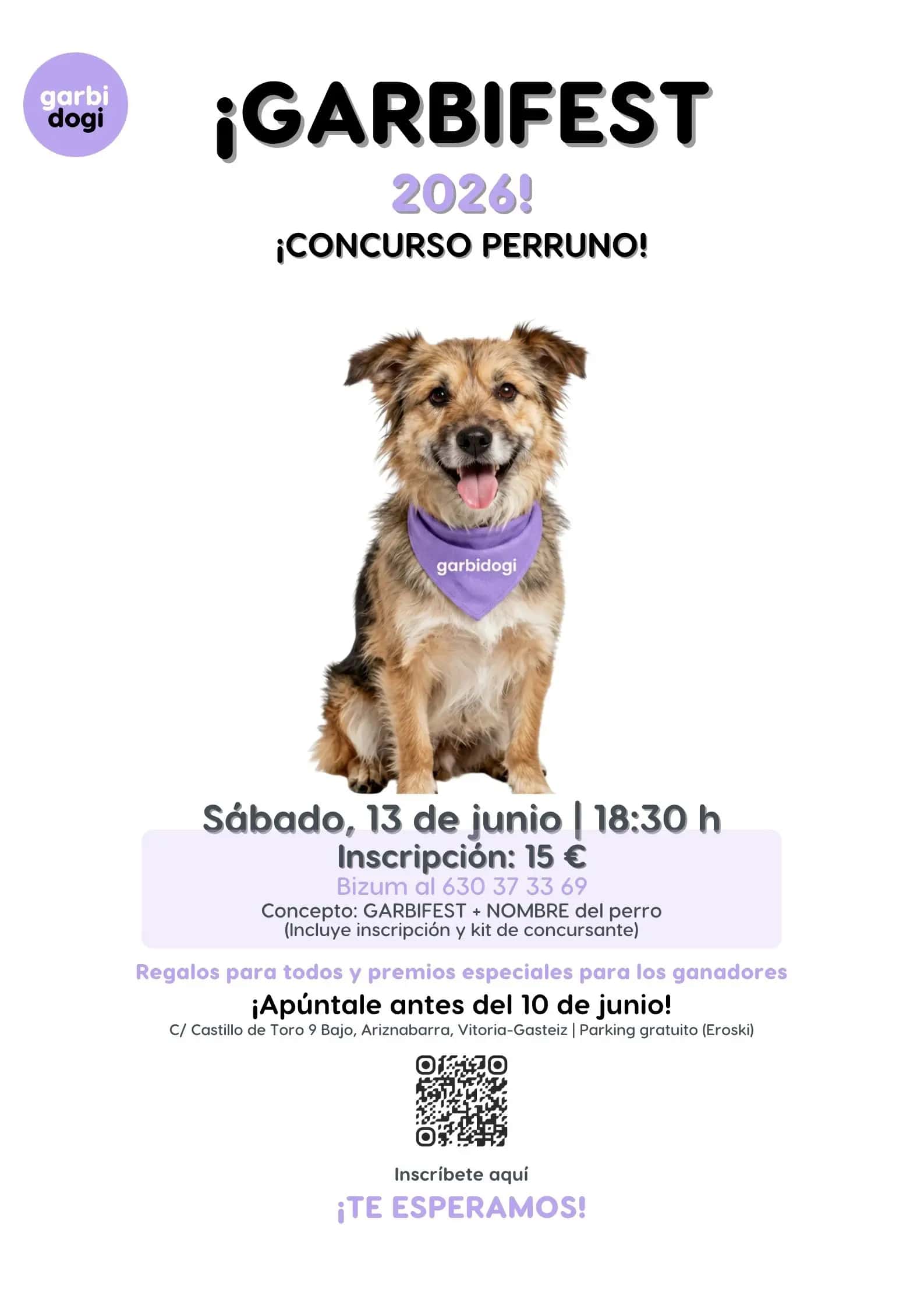 Planes con tu perro en Vitoria: Garbifest y Zabalgana