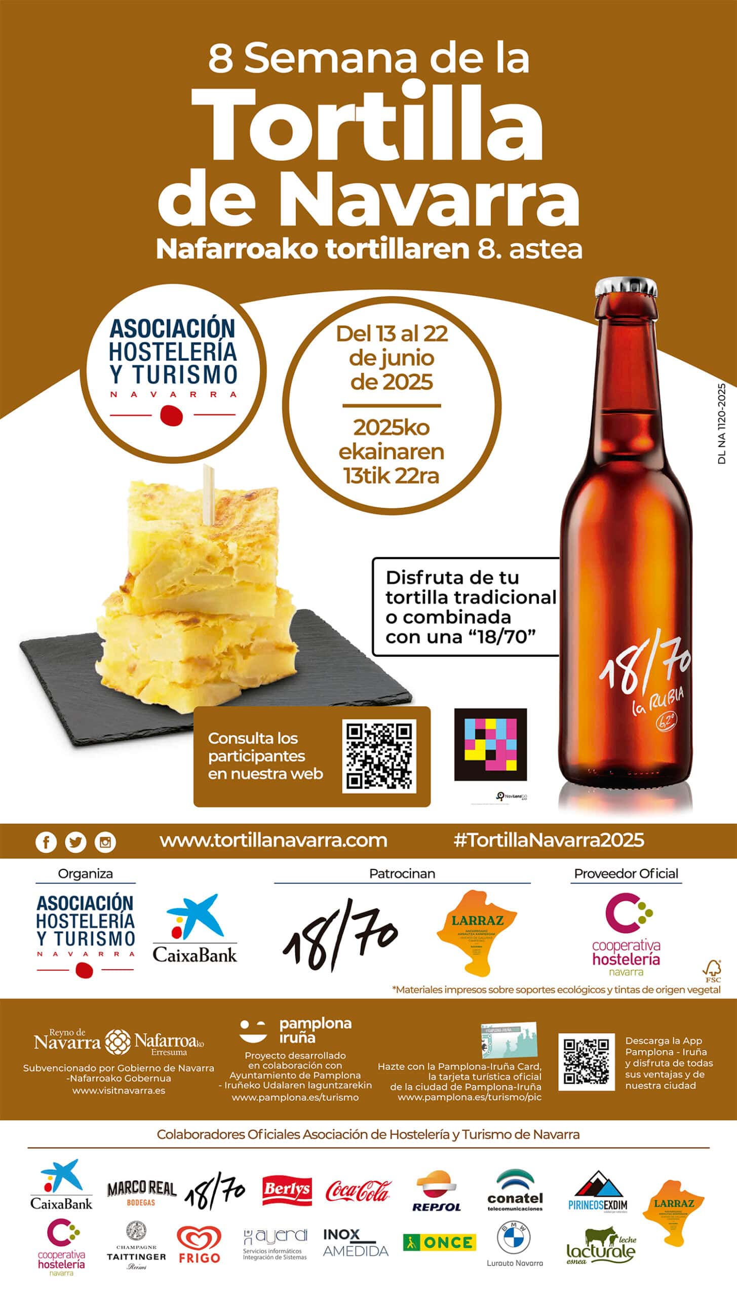 Ruta de las mejores tortillas de patata en Pamplona