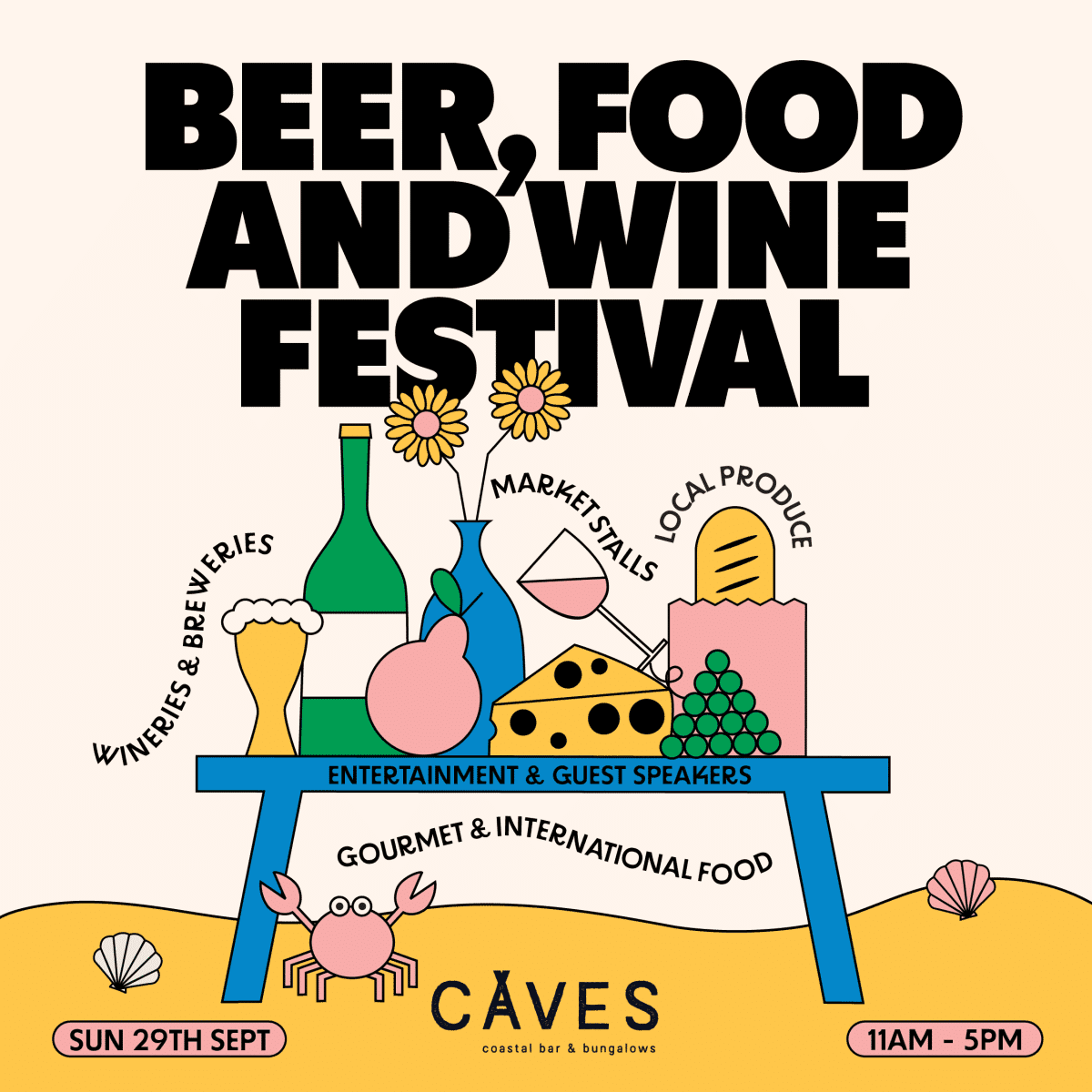 Caves Coastal Beer, Food & Wine Festival returns