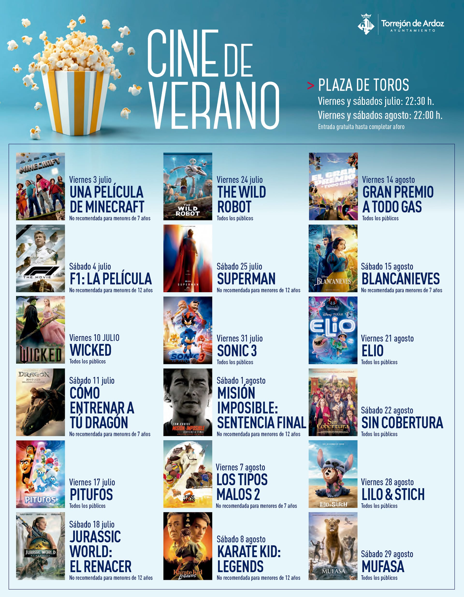 El Cine de Verano se despide con Lilo & Stitch y Mufasa