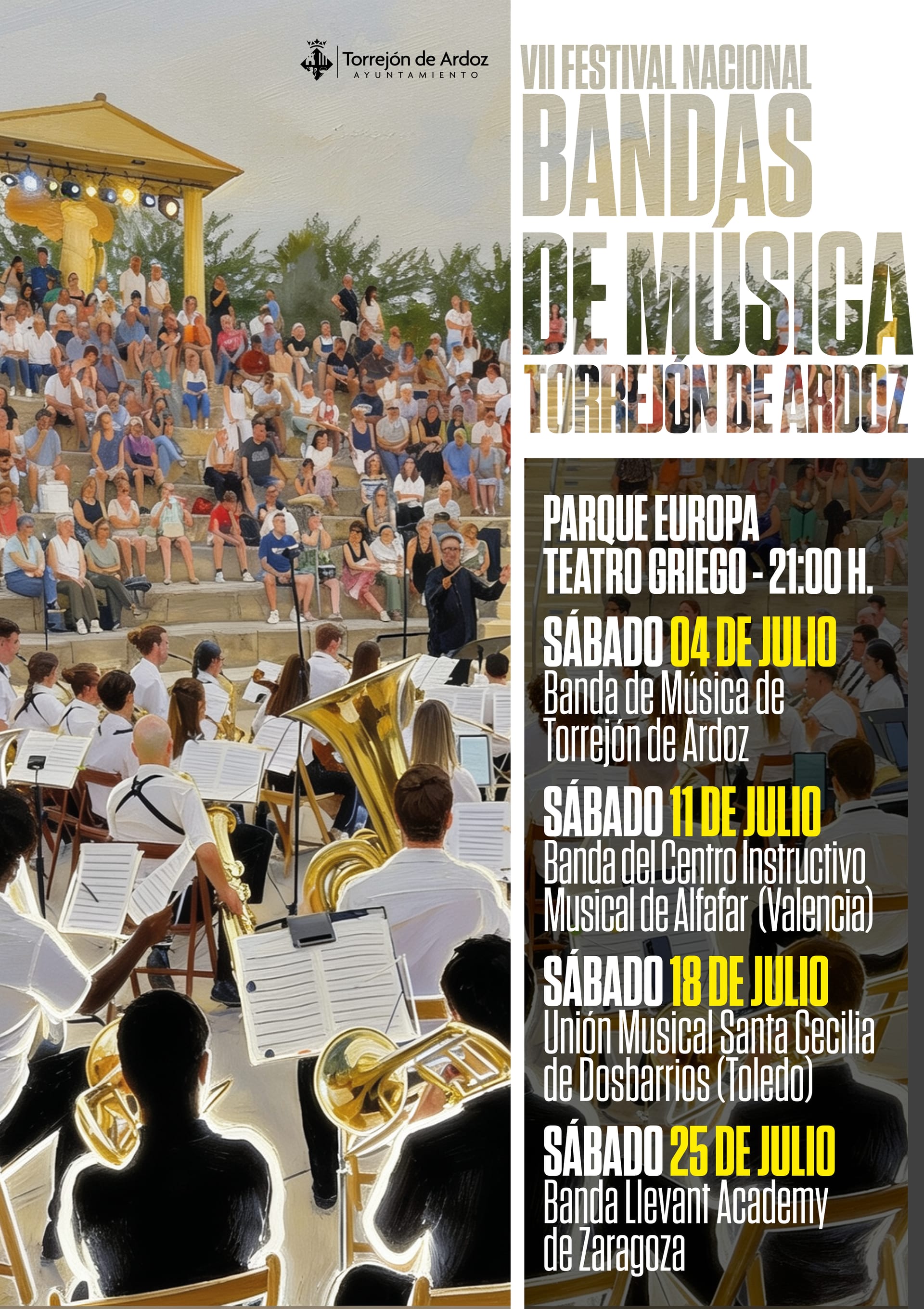 El Festival Nacional de Bandas cerró el verano en Torrejón