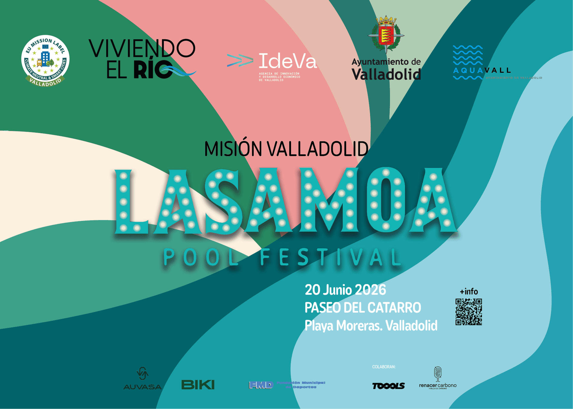 El LASAMOA Pool Festival llena de vida el Pisuerga