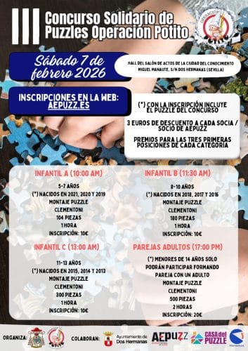 El III concurso de puzzles reunió a más de cien personas