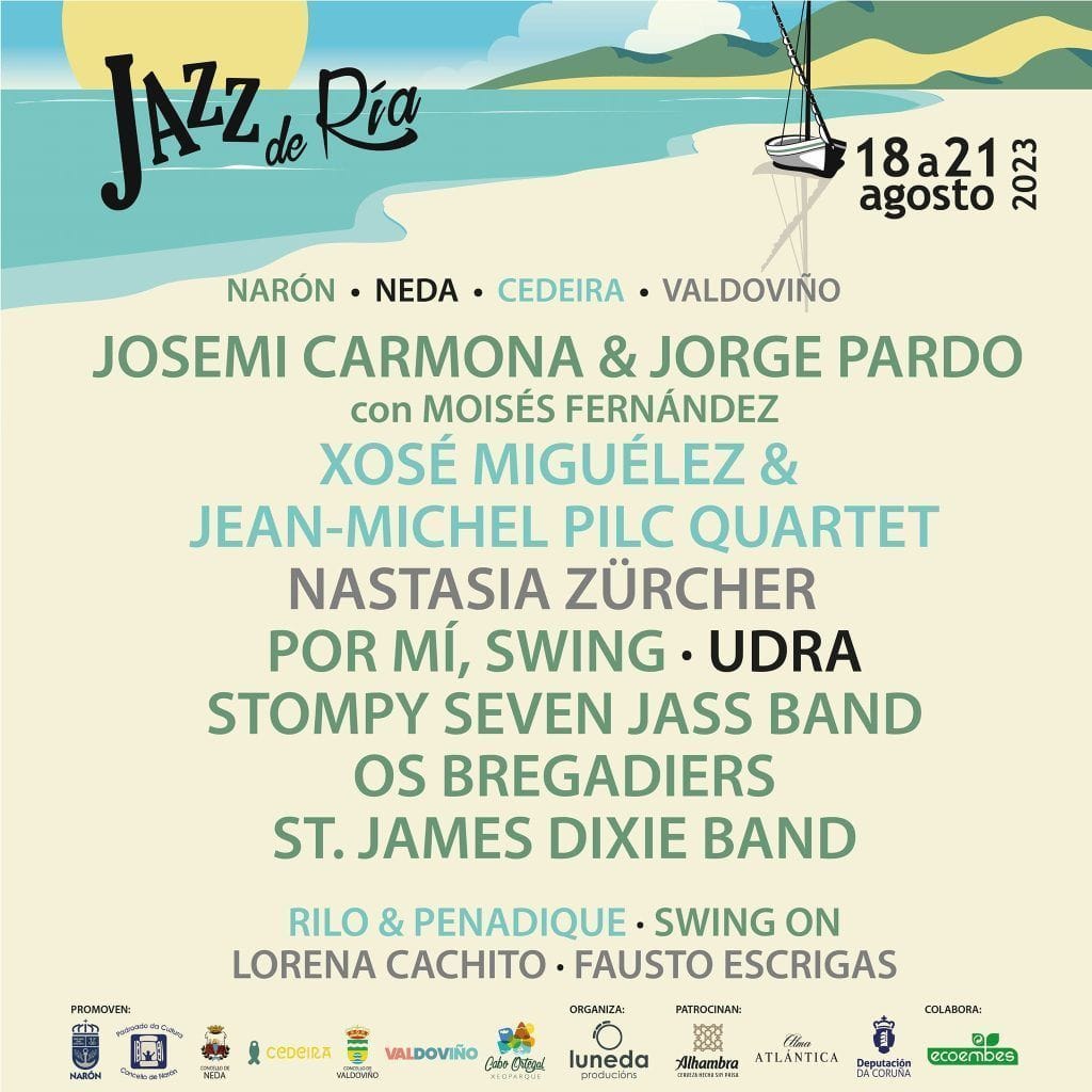 El Jazz de Ría celebra diez años del 12 al 16 de agosto
