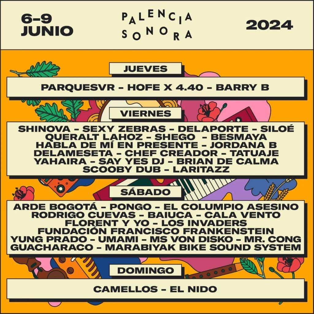 Palencia Sonora 2026: cartel y días del festival