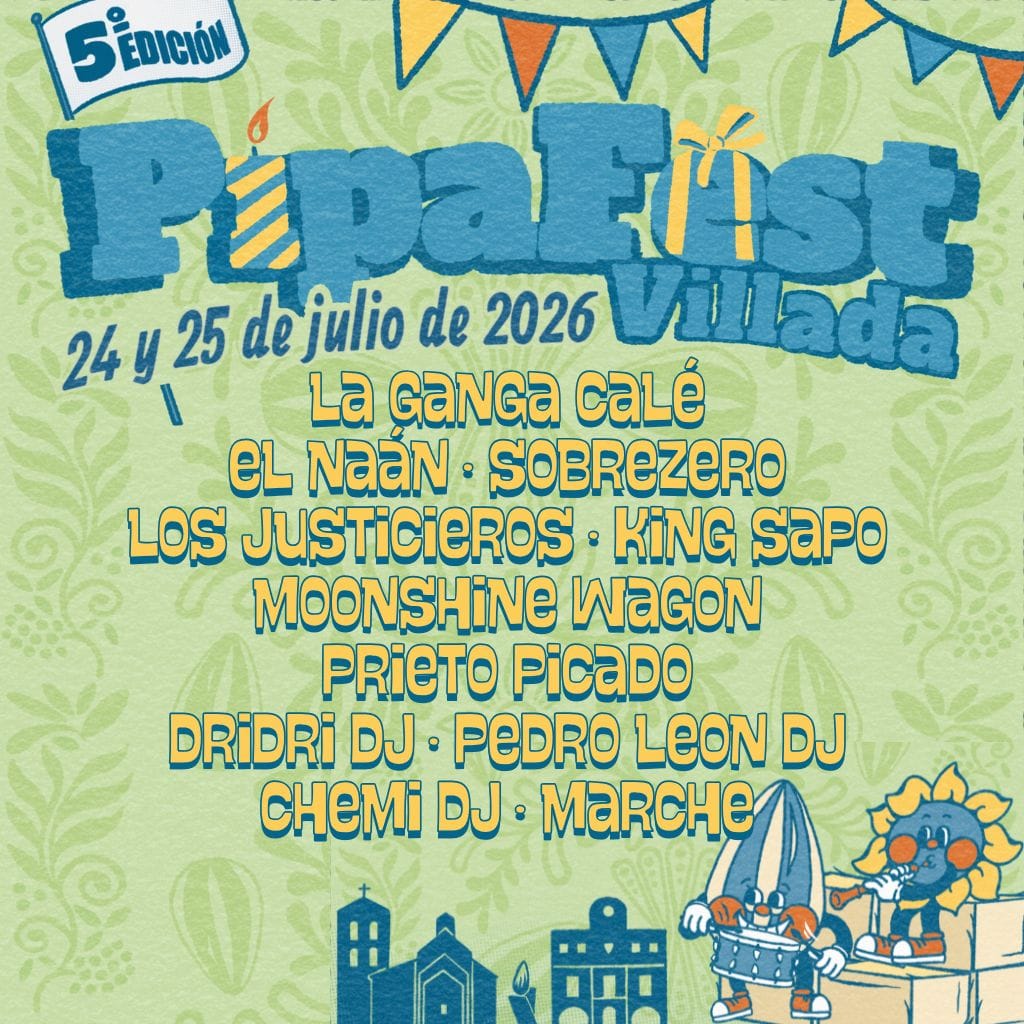 El PipaFest 2026 llena de música y cultura Villada