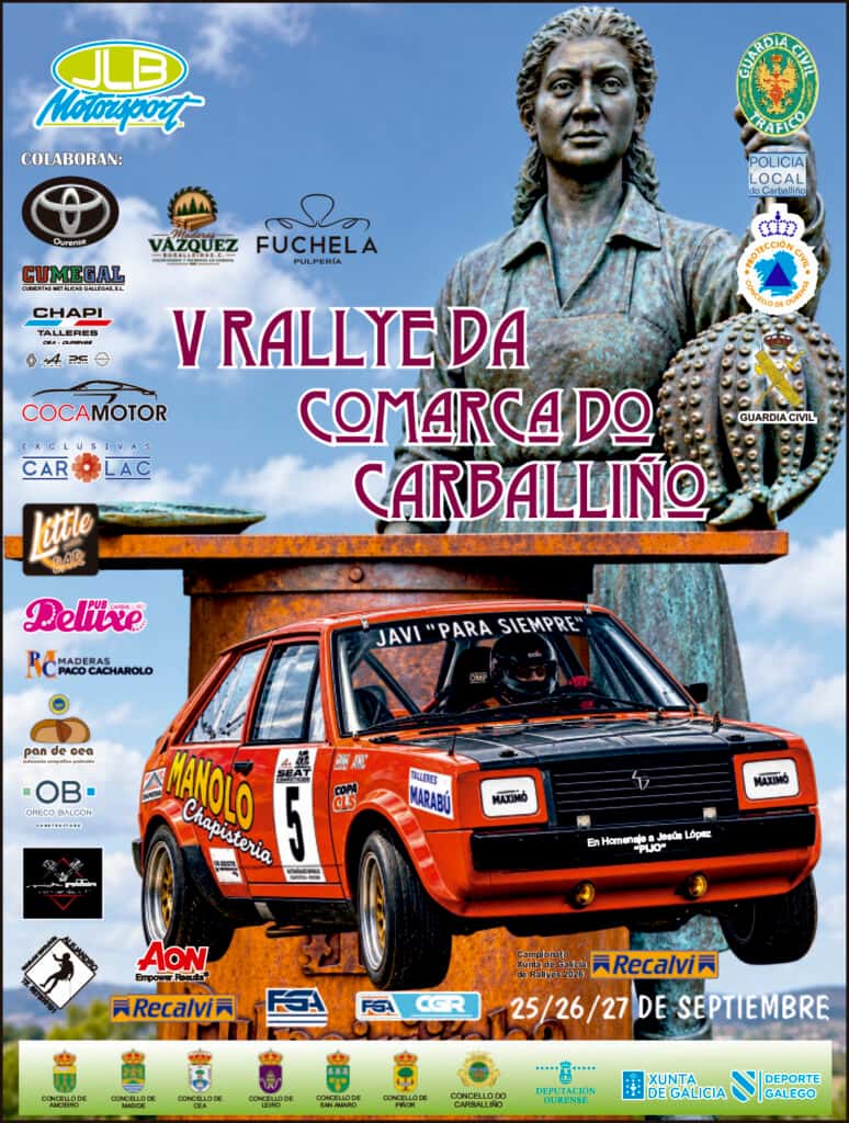 V Rallye Comarca do Carballiño: más de 130 coches