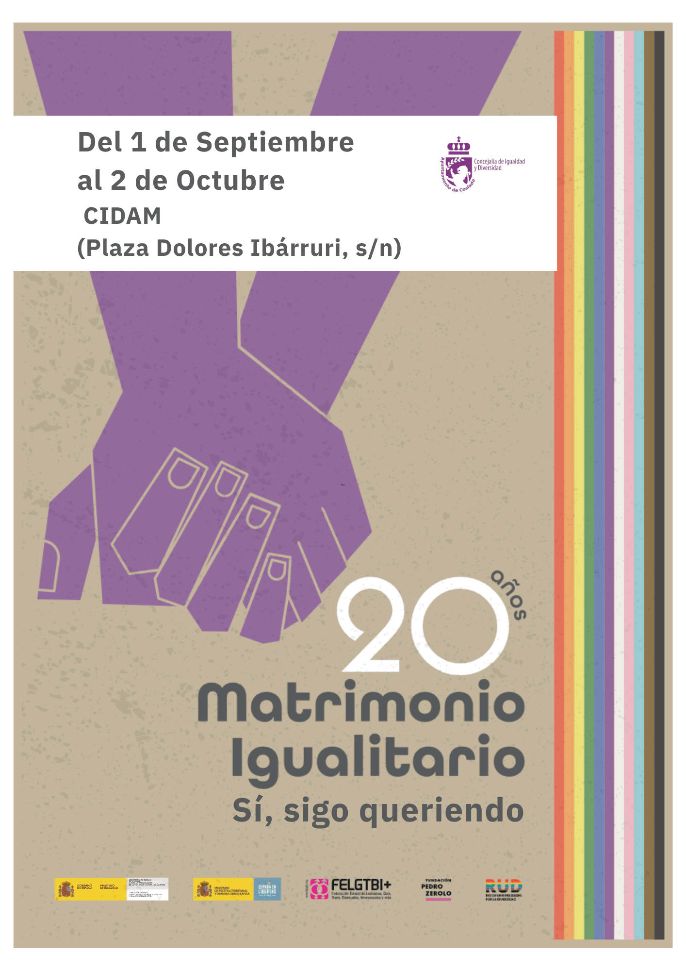 20 años de matrimonio igualitario: exposición en el CIDAM