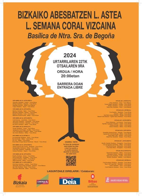 Semana Coral Vizcaína: Música y tradición en la Basílica