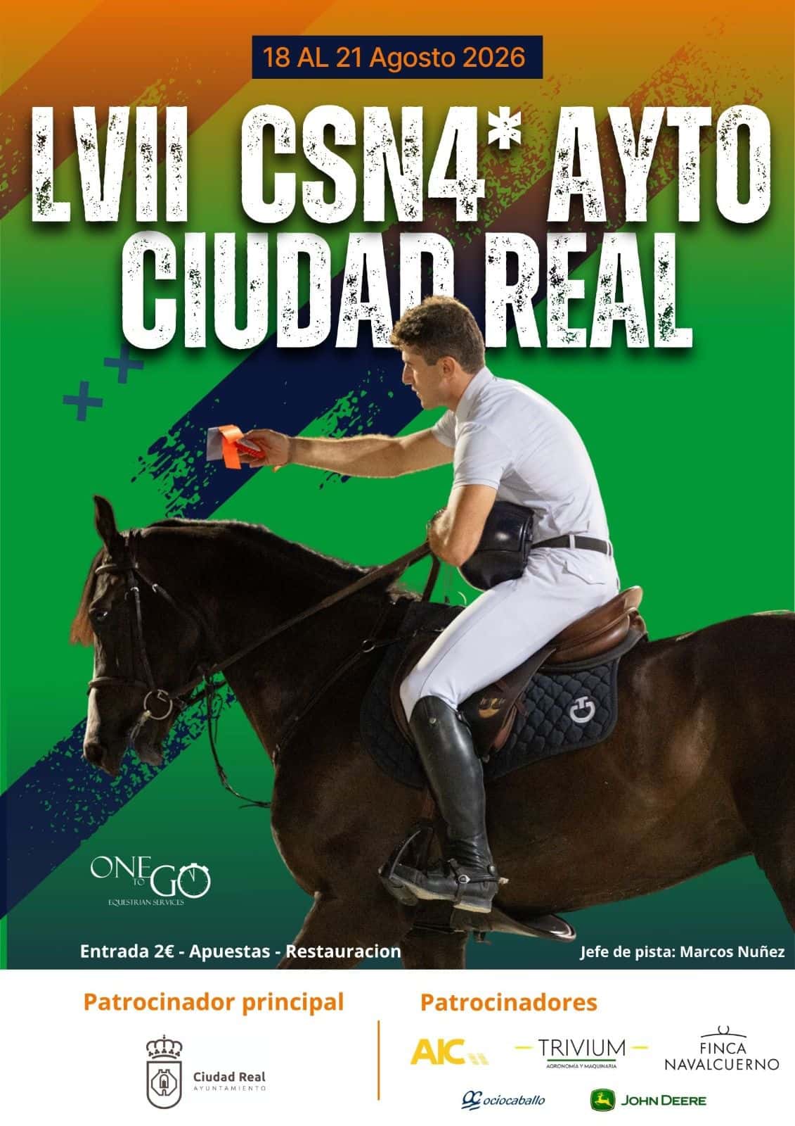 El Concurso Hípico de Ciudad Real bate récord con 126 caballos