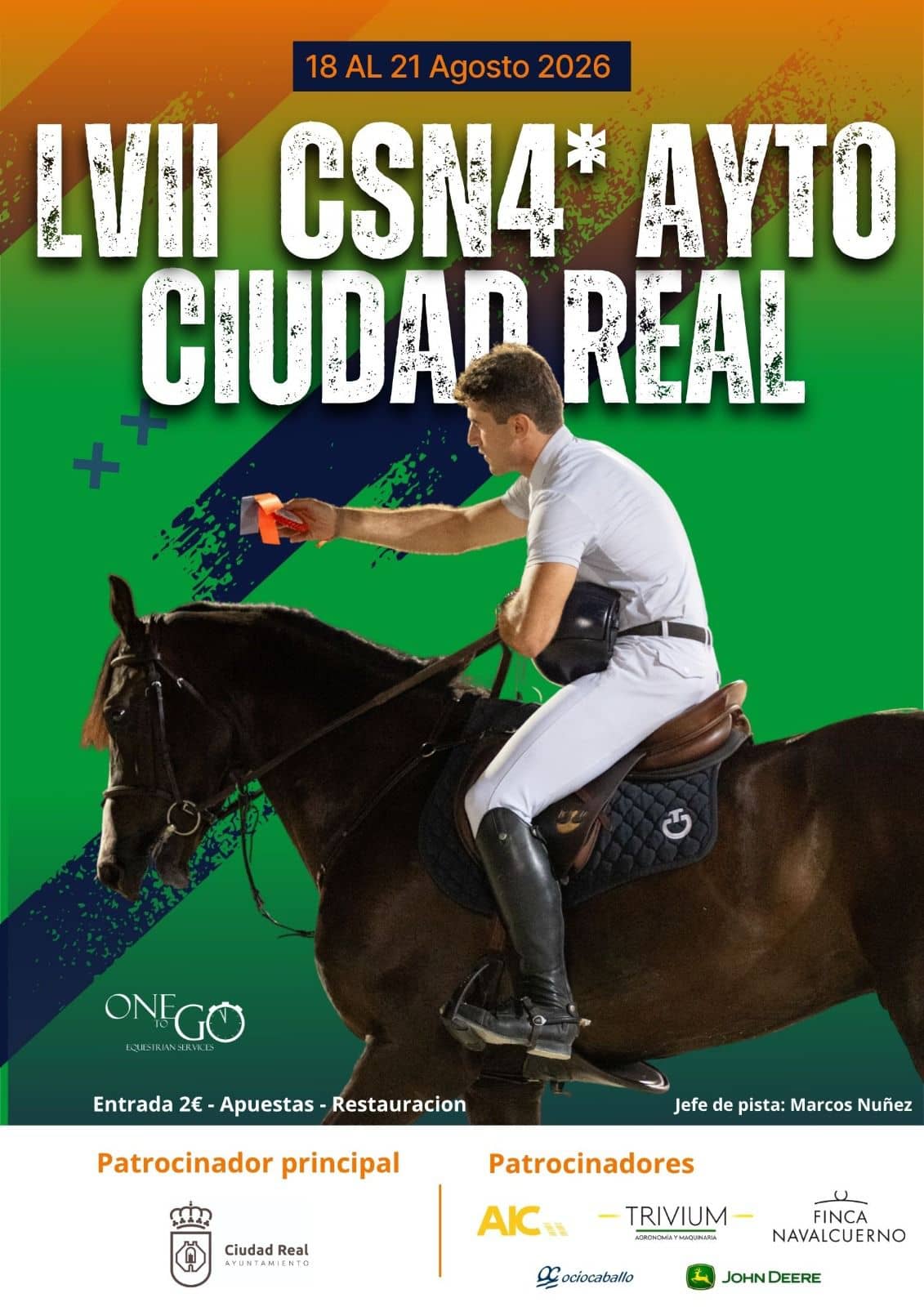 El Concurso Hípico de Ciudad Real bate récord con 126 caballos