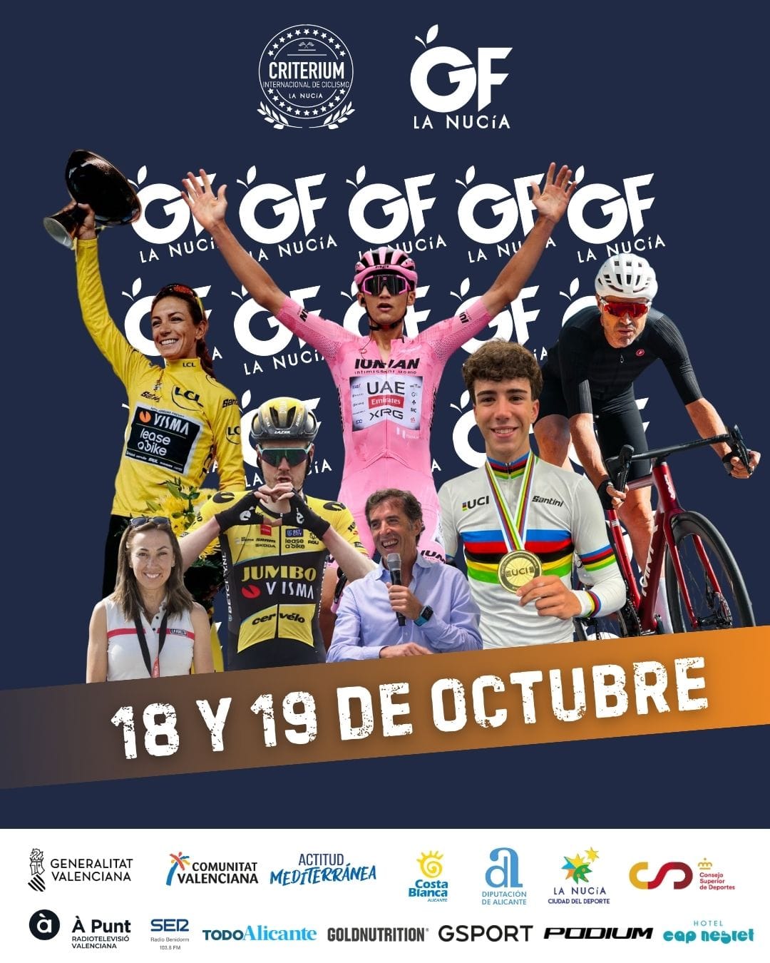El Gran Fondo de La Nucía: 3.000 euros por batir a Pogačar