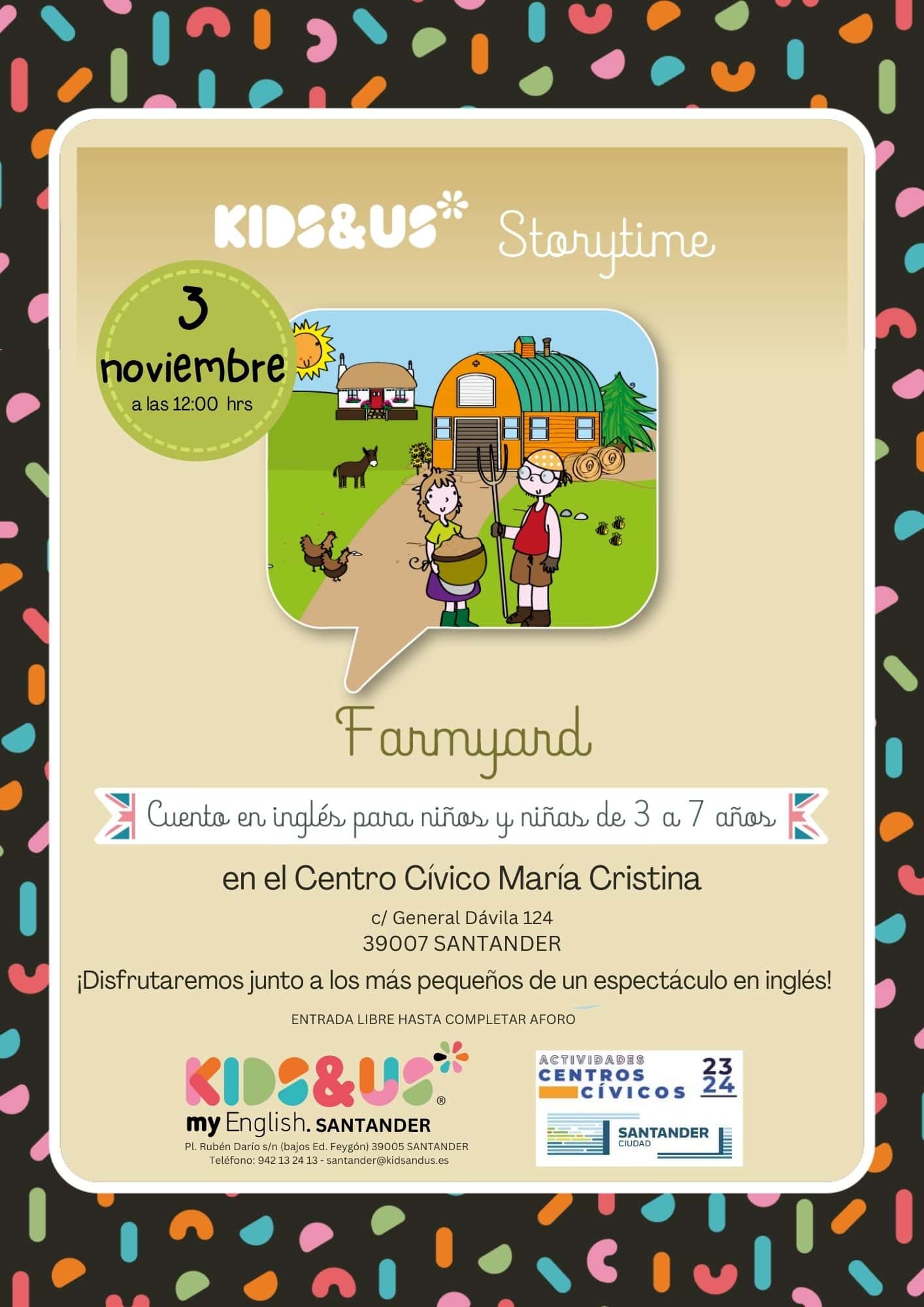Cuentacuentos en inglés «Farmyard»