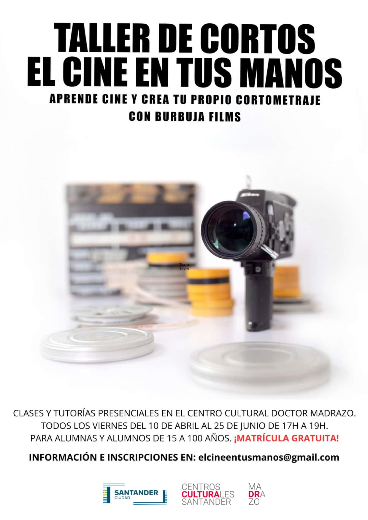 Aprende a rodar tus propios cortos en el Dr. Madrazo