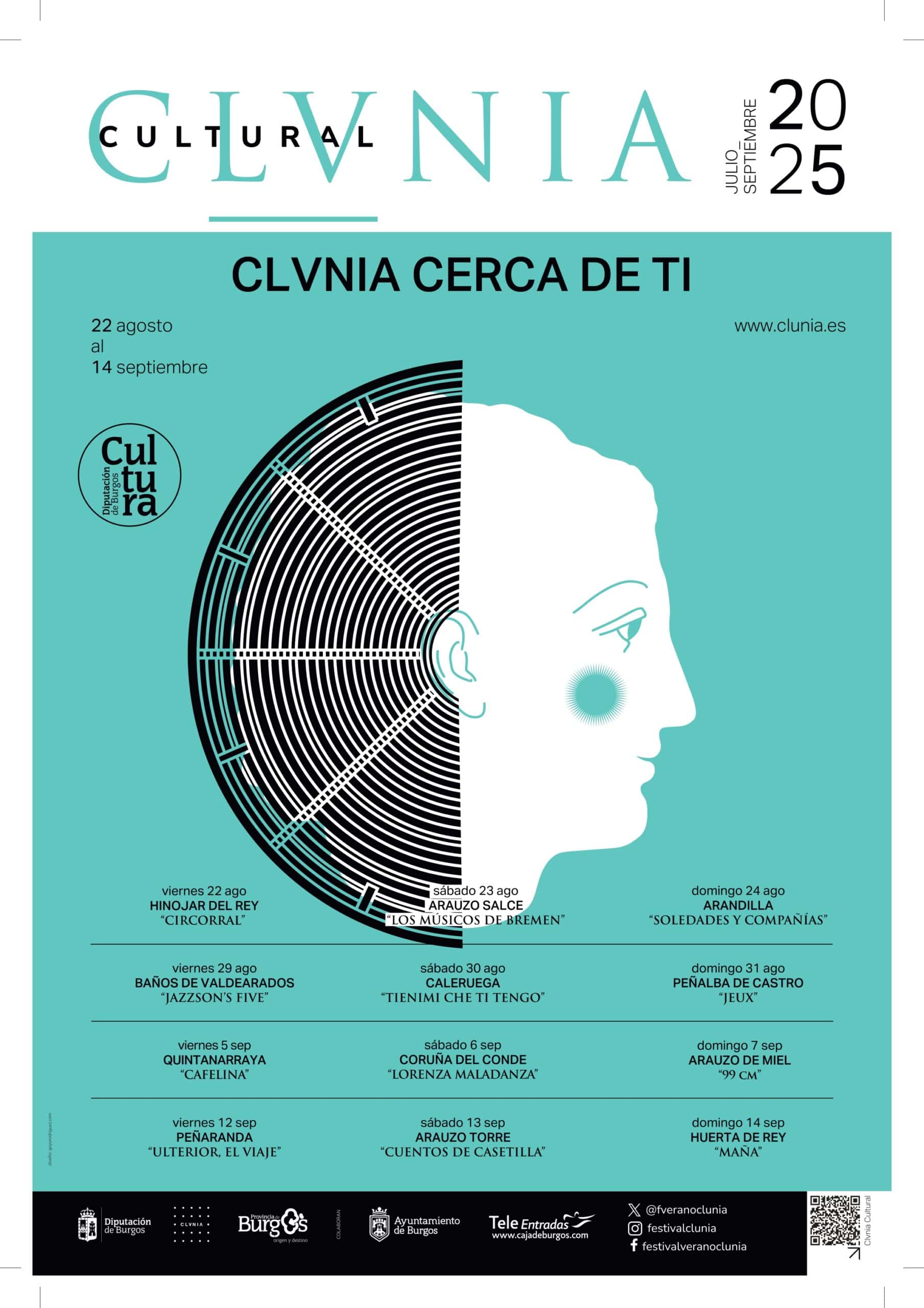 Clunia cerca de ti 2026: teatro y circo en Burgos