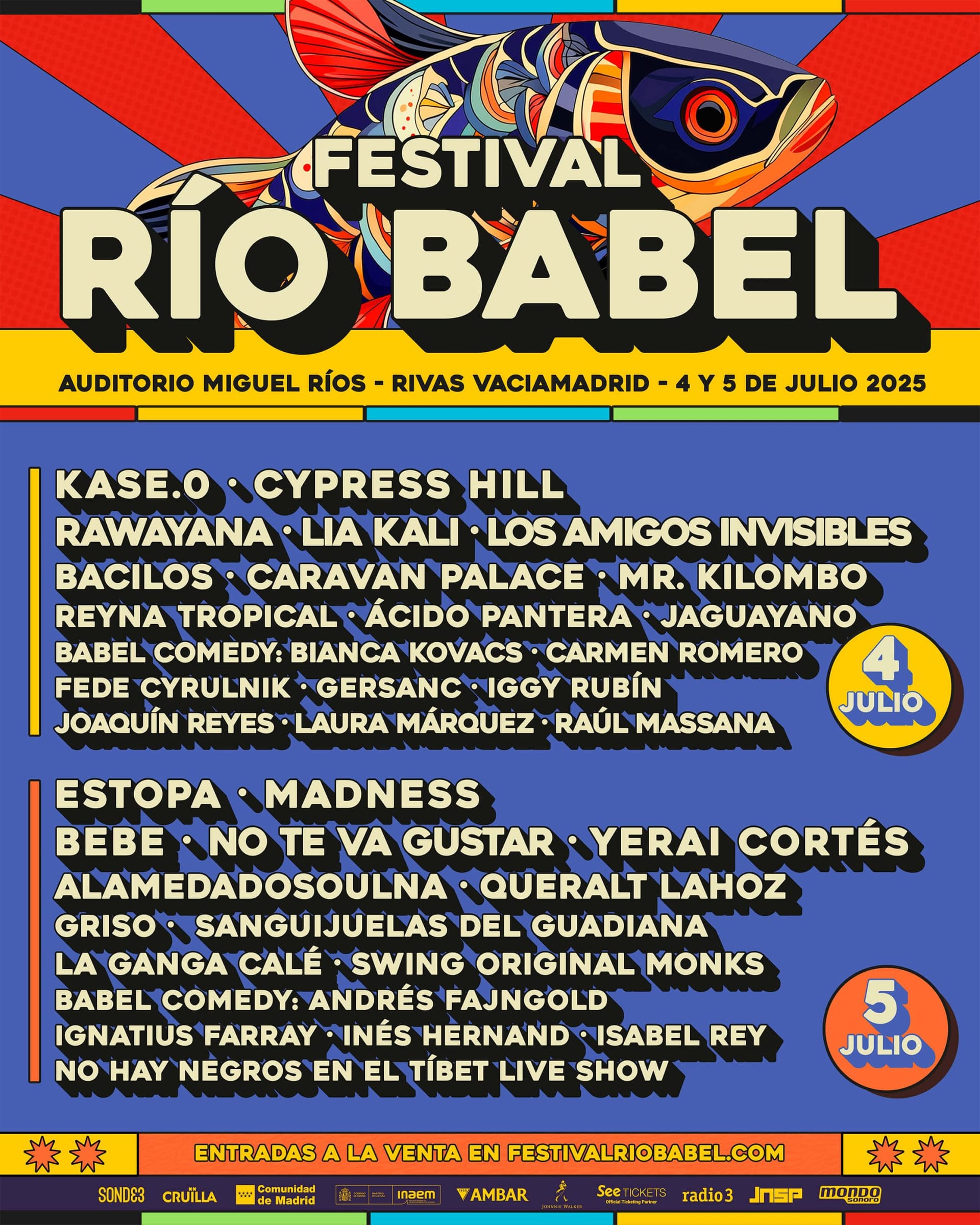 El Festival Río Babel llena de música el Auditorio Miguel Ríos