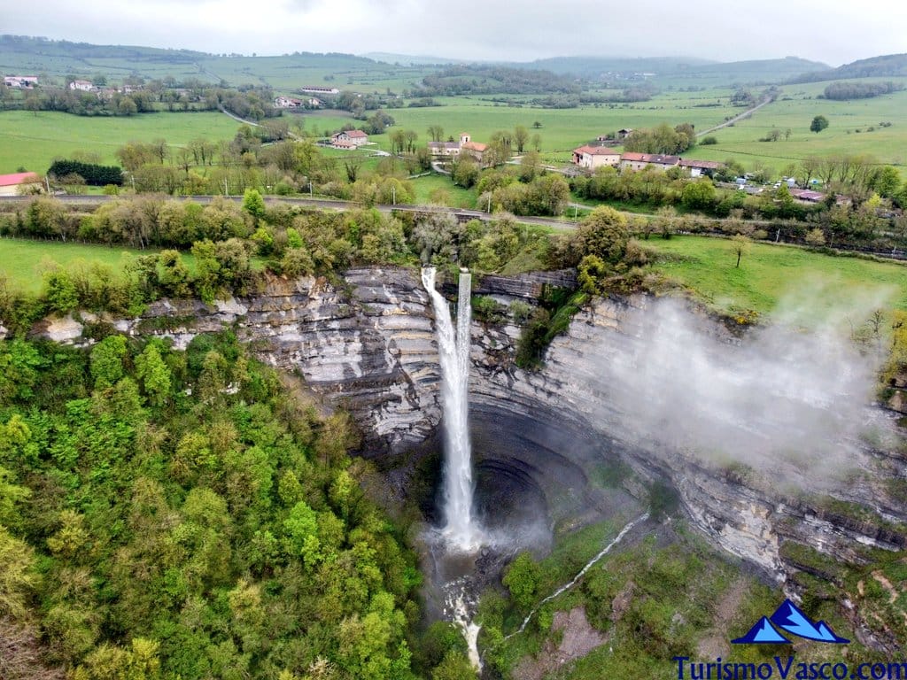 Cómo llegar a la cascada de Aitzondo en Gipuzkoa