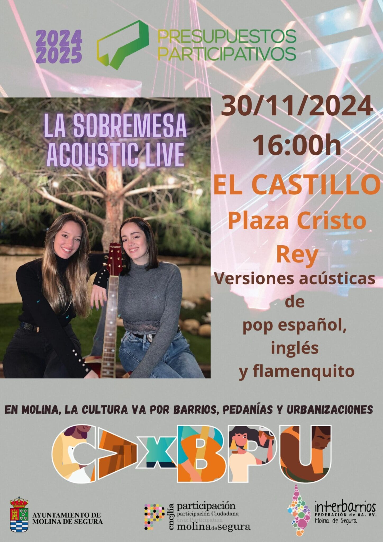 Cultura de verano en los barrios de Molina de Segura