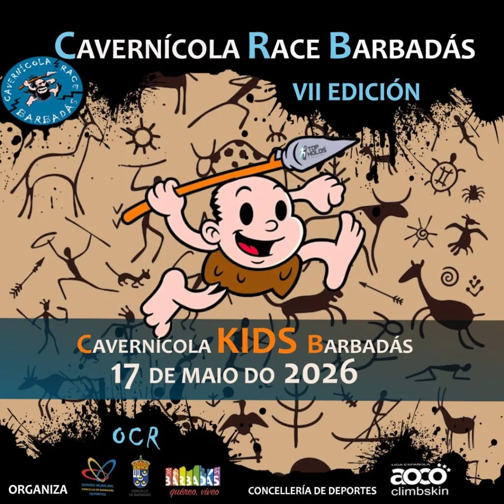 Cavernícola Kids Barbadás 2026: aventura para niños