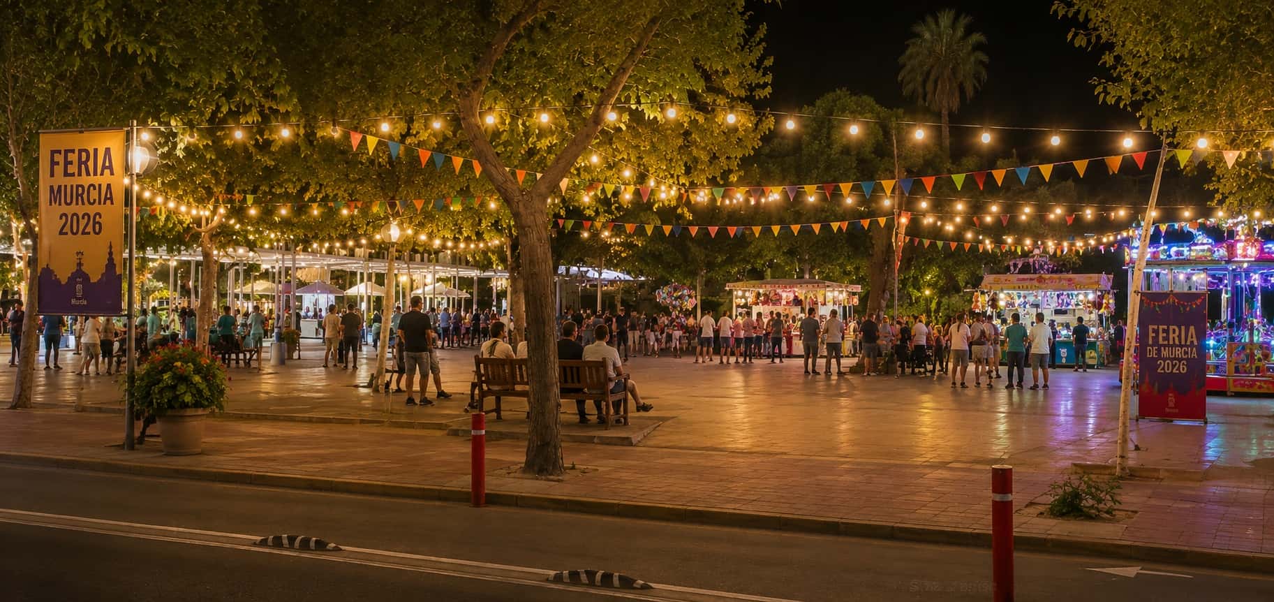 La verbena de la Feria se muda a la plaza de la Cruz Roja