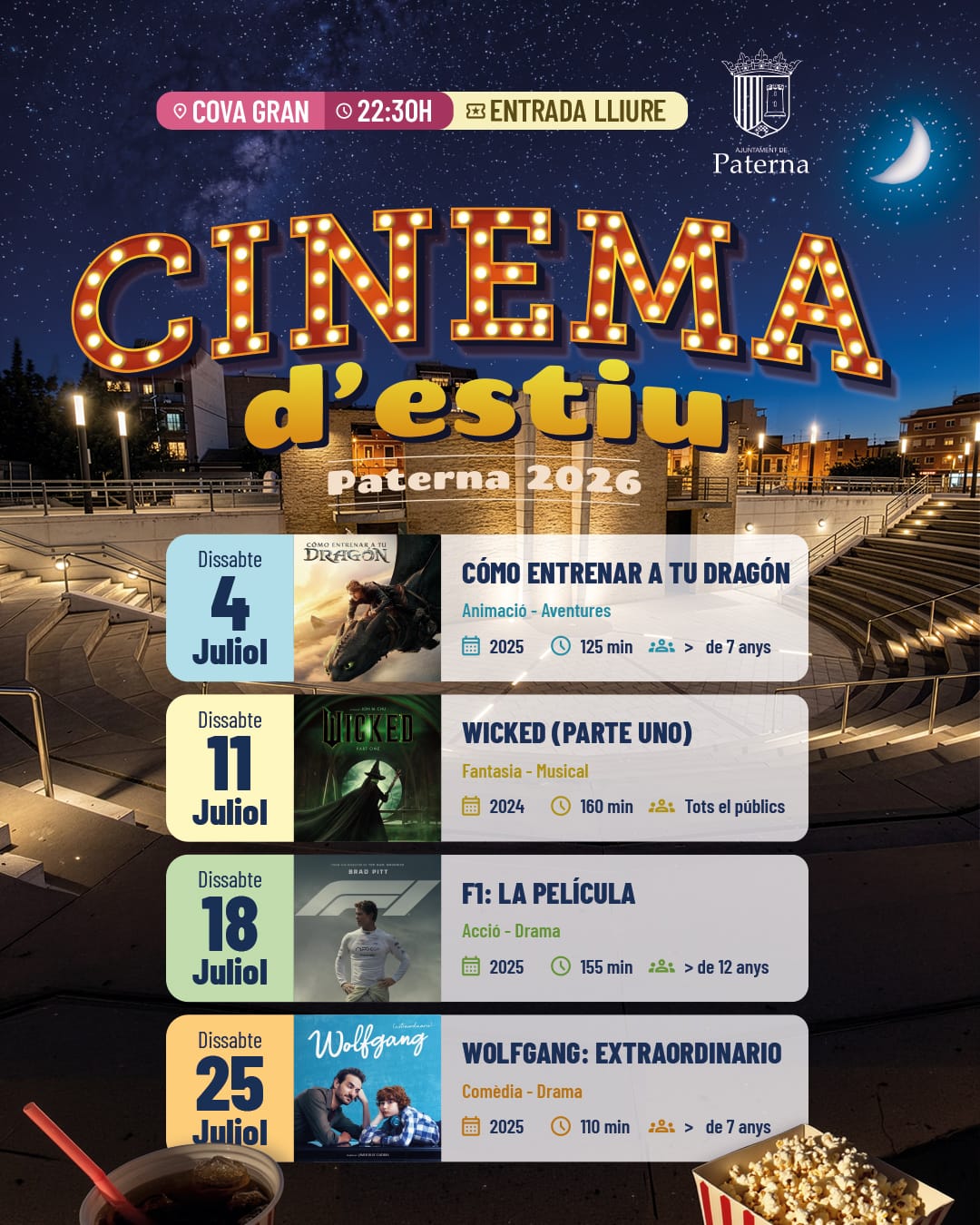 Cine de verano en los Jardines del Palau con la Filmoteca