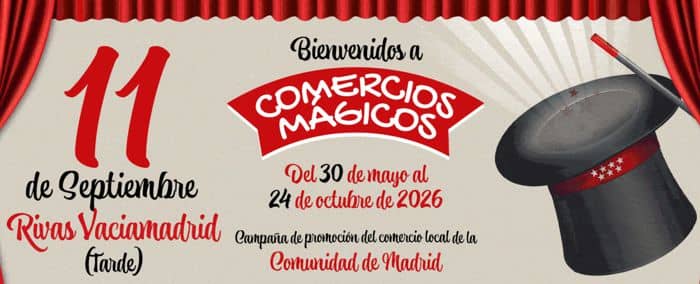 Comercios Mágicos llega a Rivas el 11 de septiembre