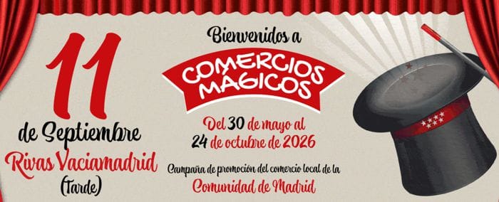 Comercios Mágicos llega a Rivas el 11 de septiembre