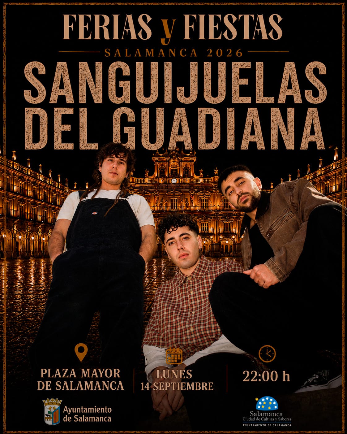 Sanguijuelas del Guadiana cerró las Ferias en la Plaza Mayor