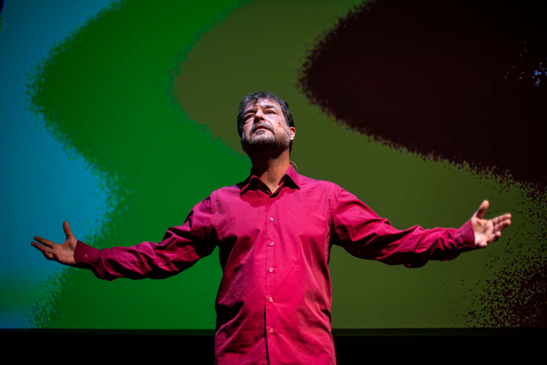 Presentación de la plaquette 'Legión del reino' en el festival Cosmopoética