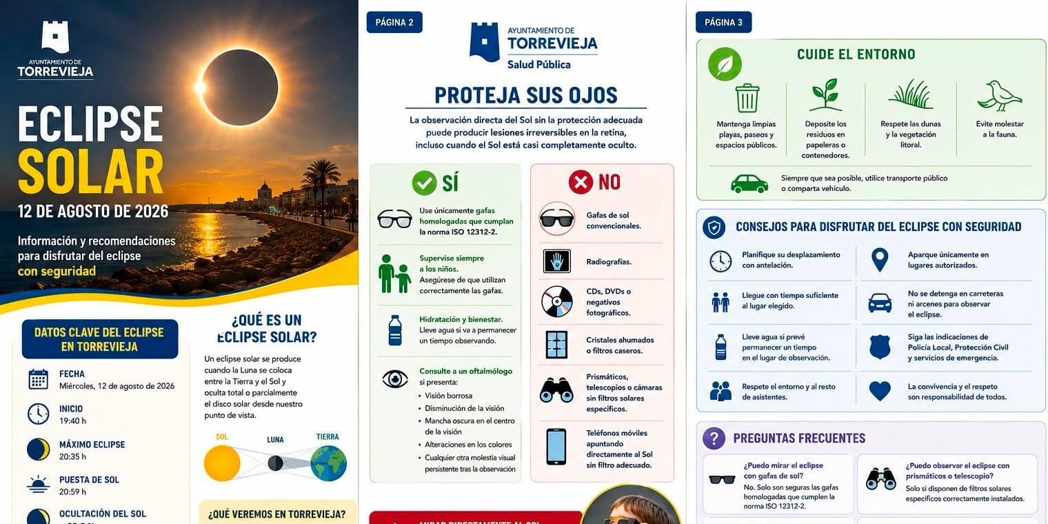 Eclipse solar del 12 de agosto: dónde verlo en Torrevieja