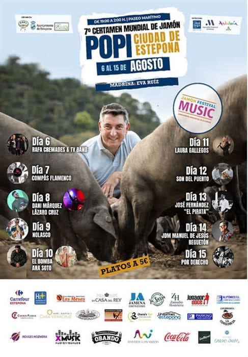 Diez noches de jamón y música en el paseo marítimo