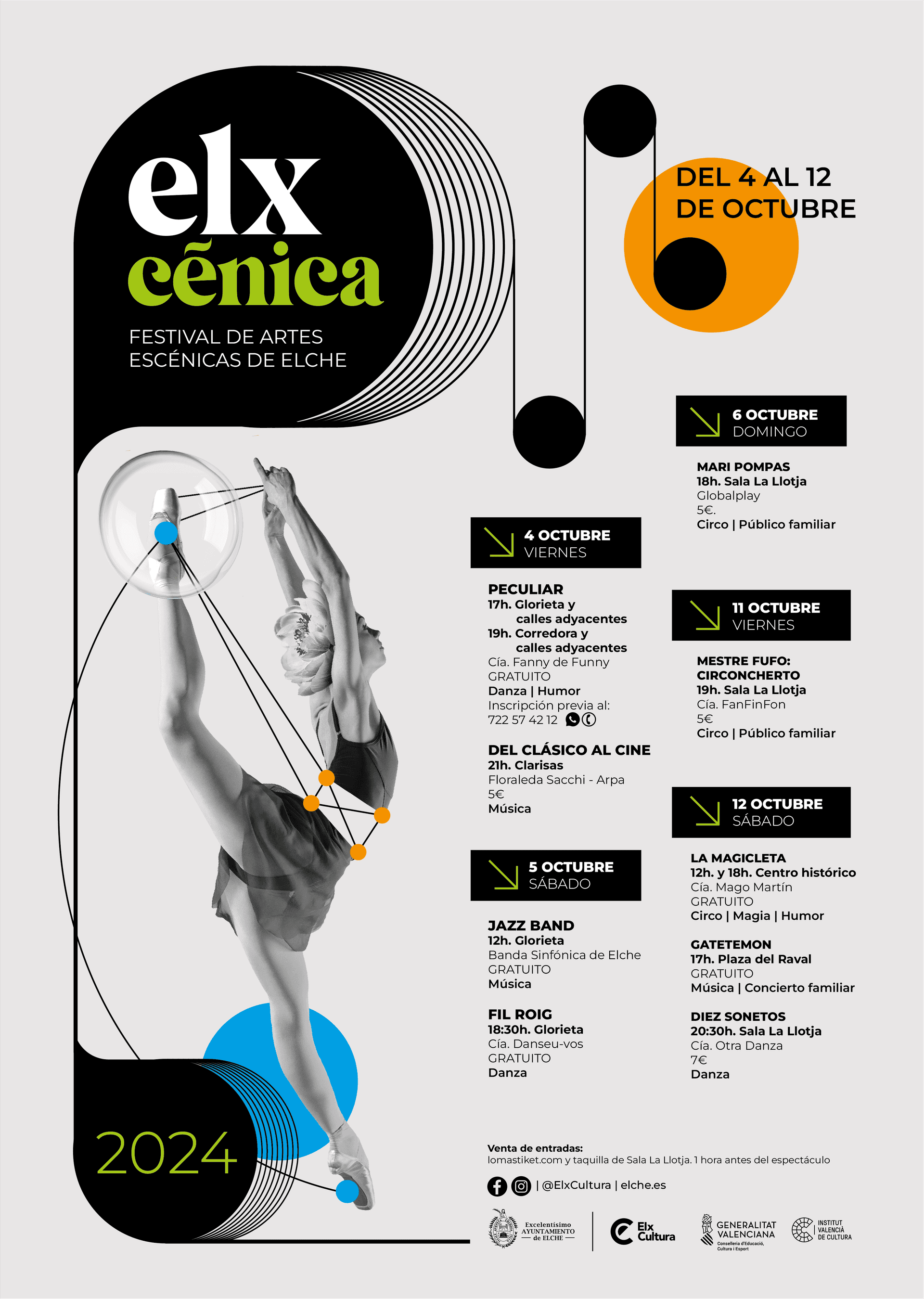 ELXCÉNICA: nueve espectáculos en Elche del 4 al 12 de octubre