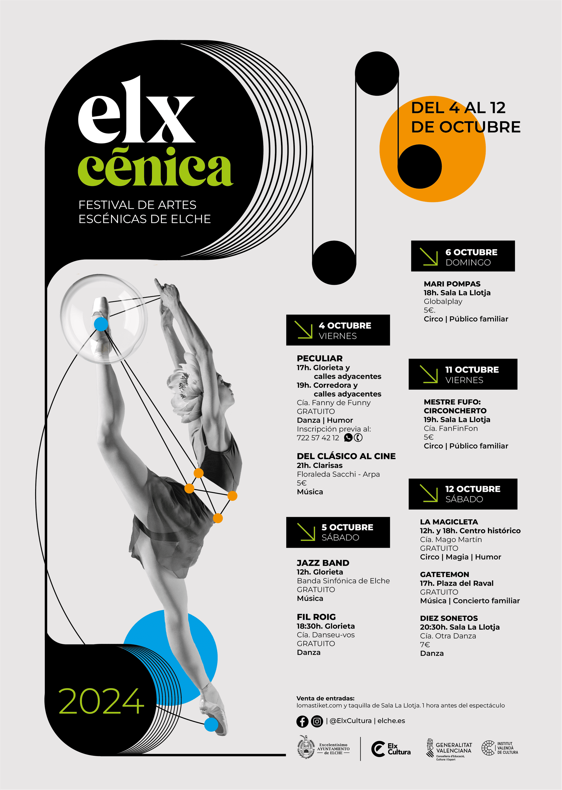 ELXCÉNICA: nueve espectáculos en Elche del 4 al 12 de octubre