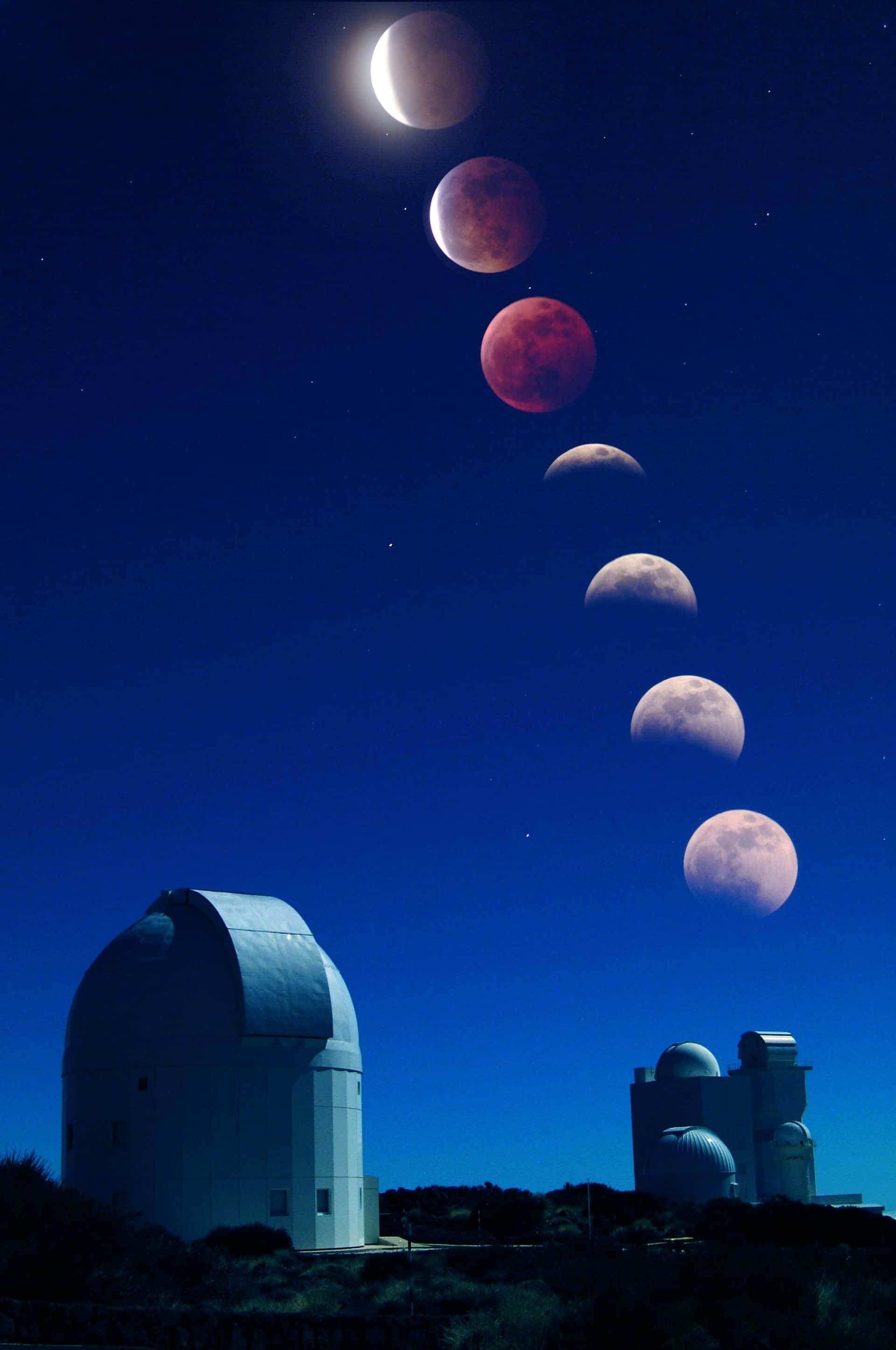 Eclipse lunar parcial: cómo verlo en Canarias