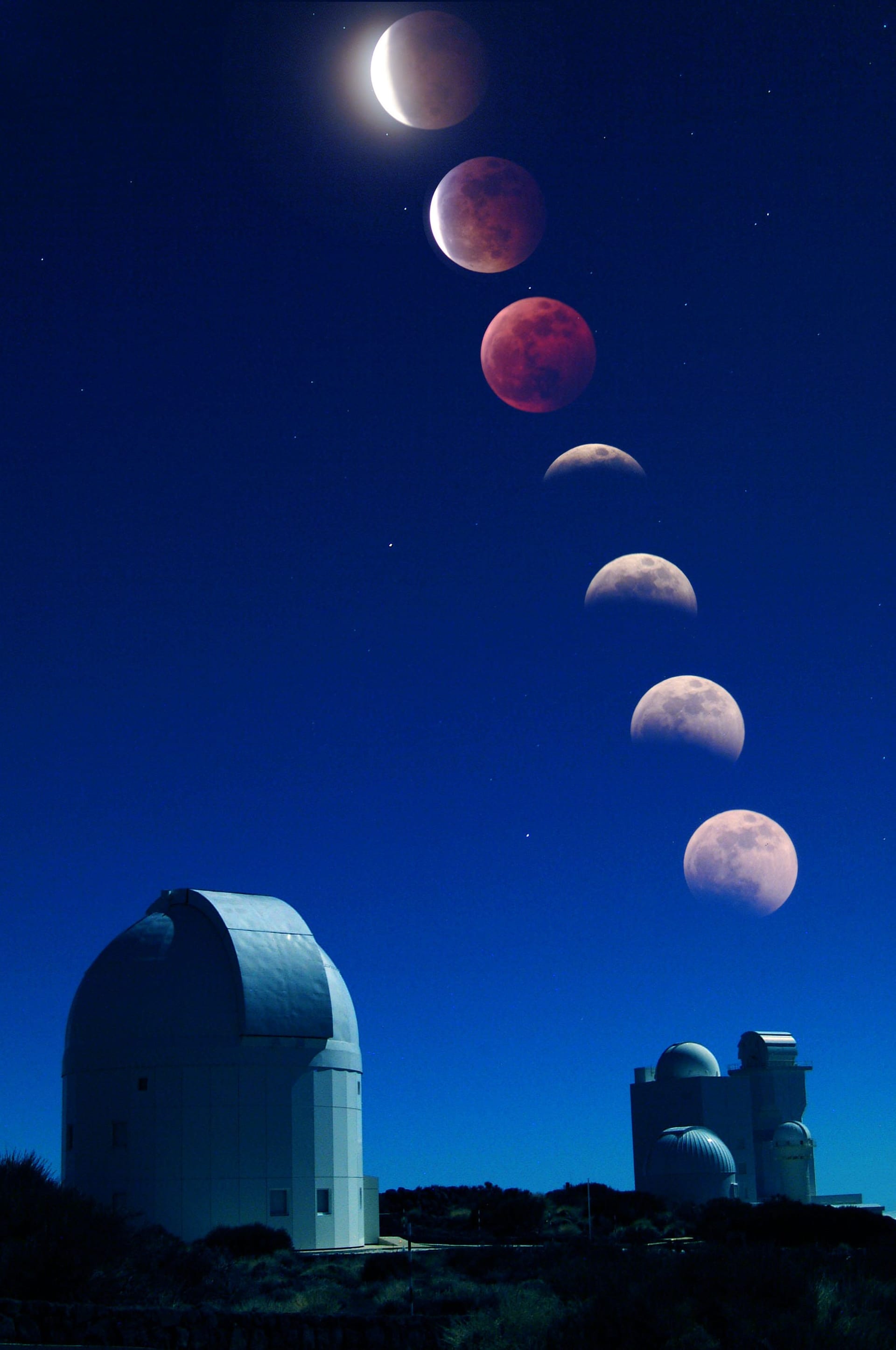 Eclipse lunar parcial: cómo verlo en Canarias