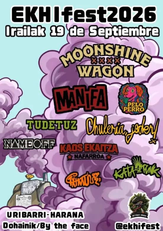 Ekhifest: rock y punk en Ullibarri-Arana este sábado