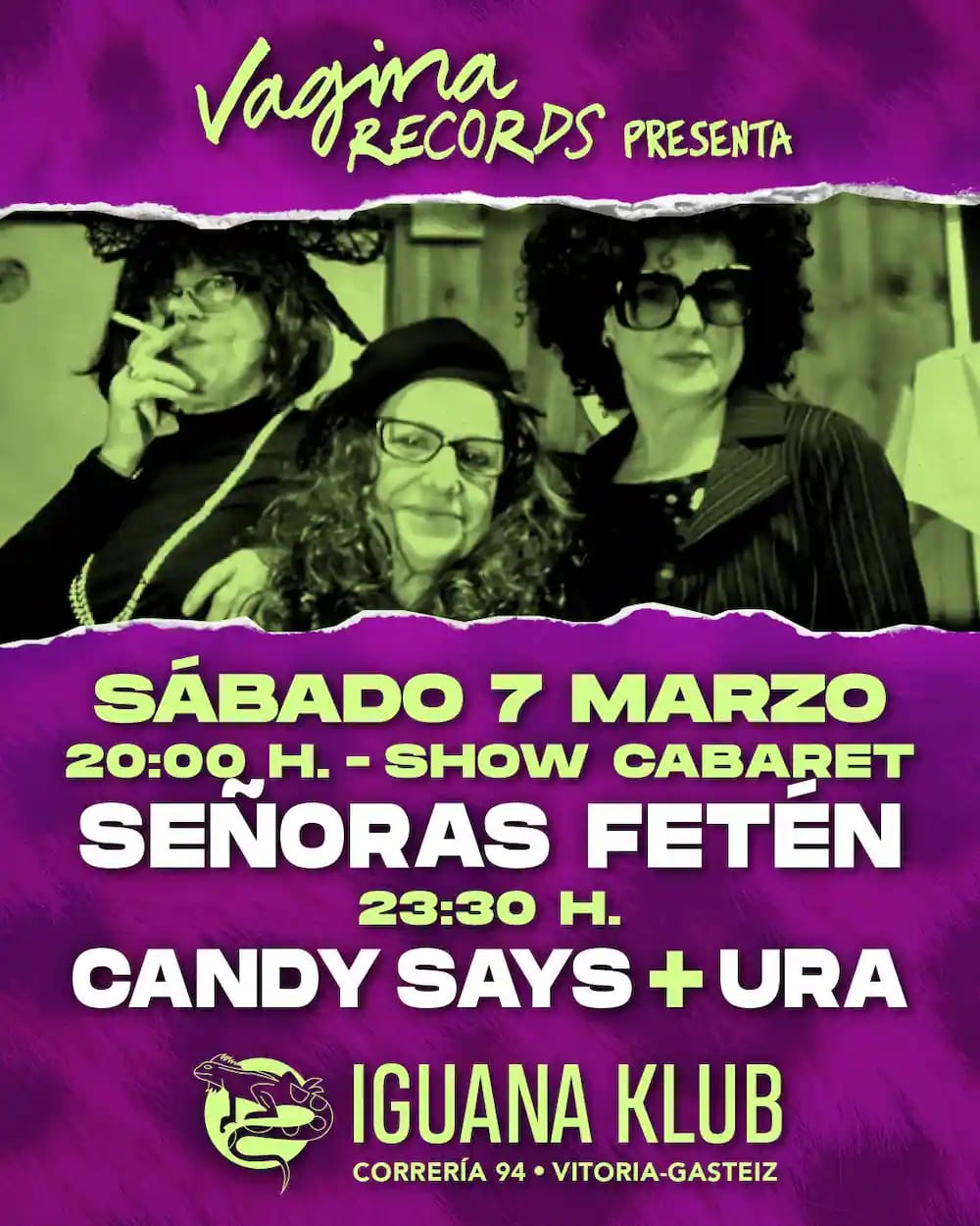 Vagina Records: Show Cabaret con Señoras Fetén