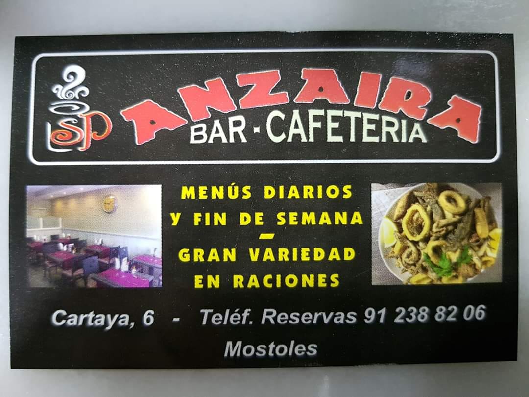 Cafetería Anzaira: raciones y cocina casera