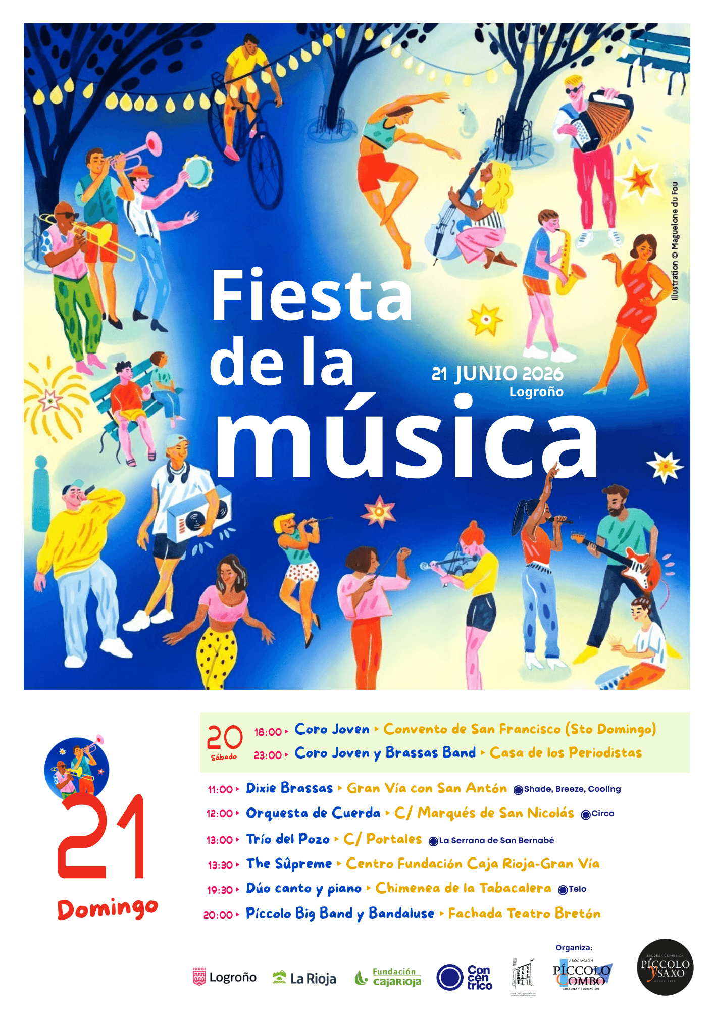 La Fiesta de la Música en Logroño y Santo Domingo