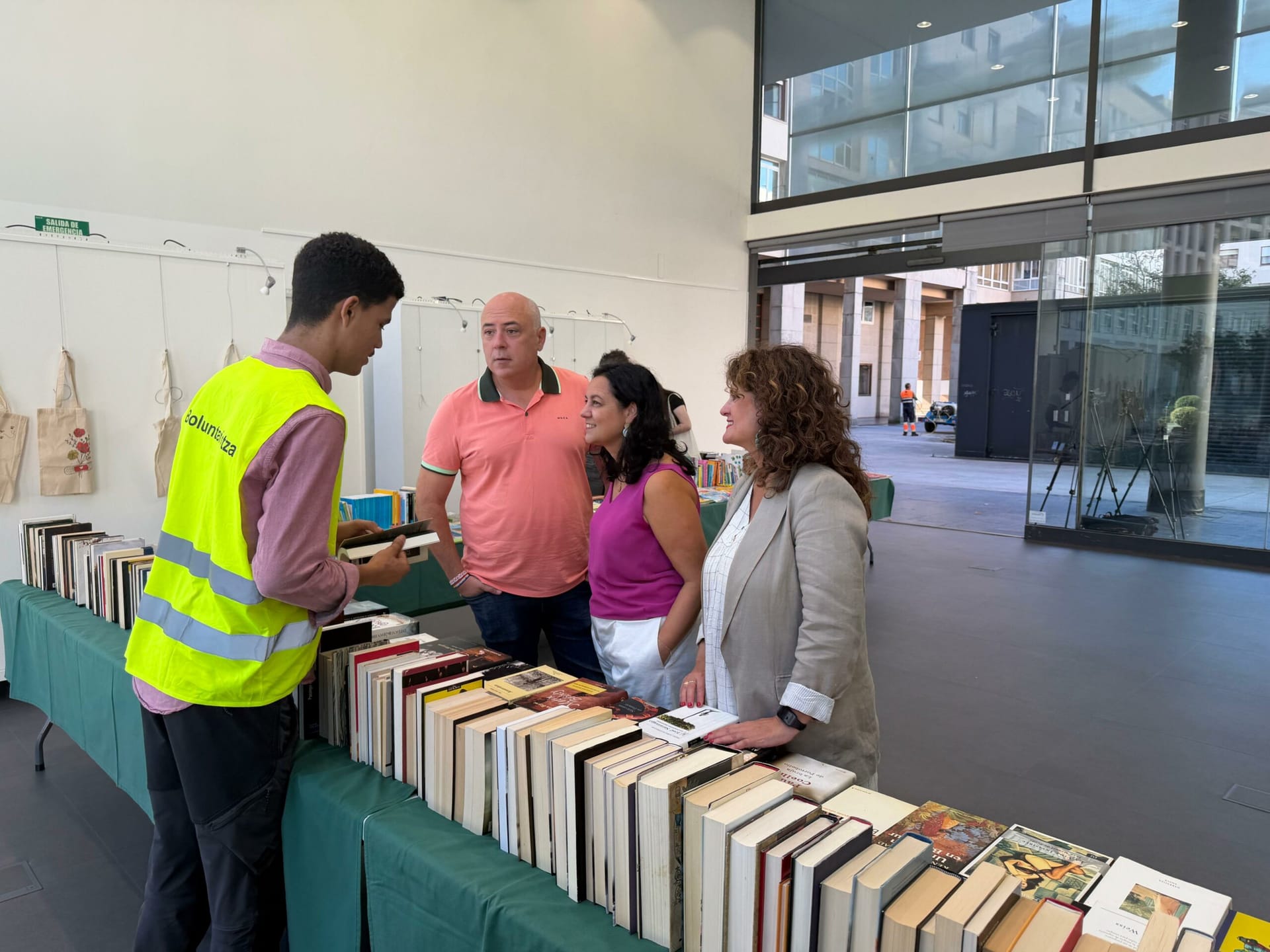 Último día de la Feria del Libro Solidario de Leioa