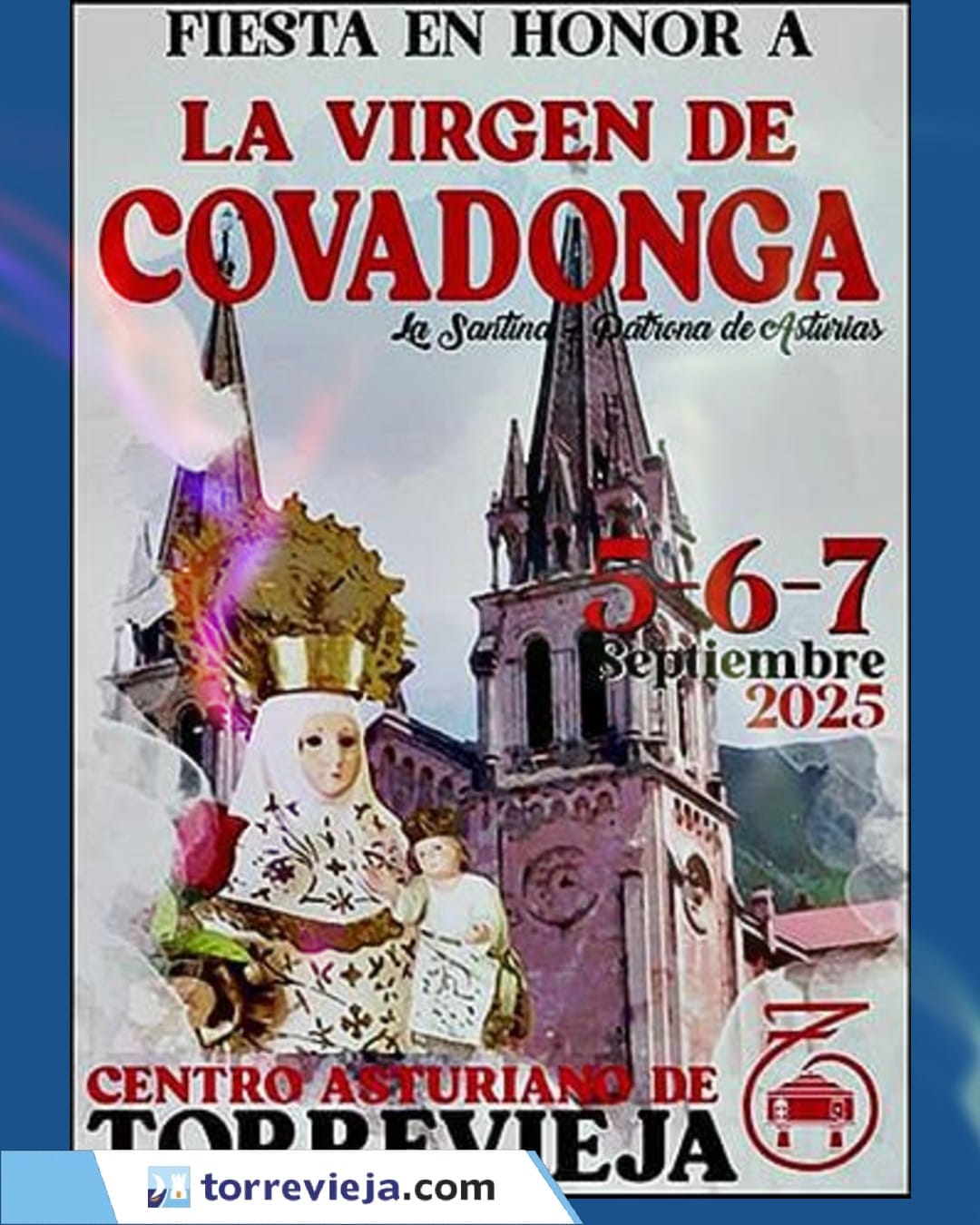 Virgen de Covadonga en Torrevieja: programa 2026