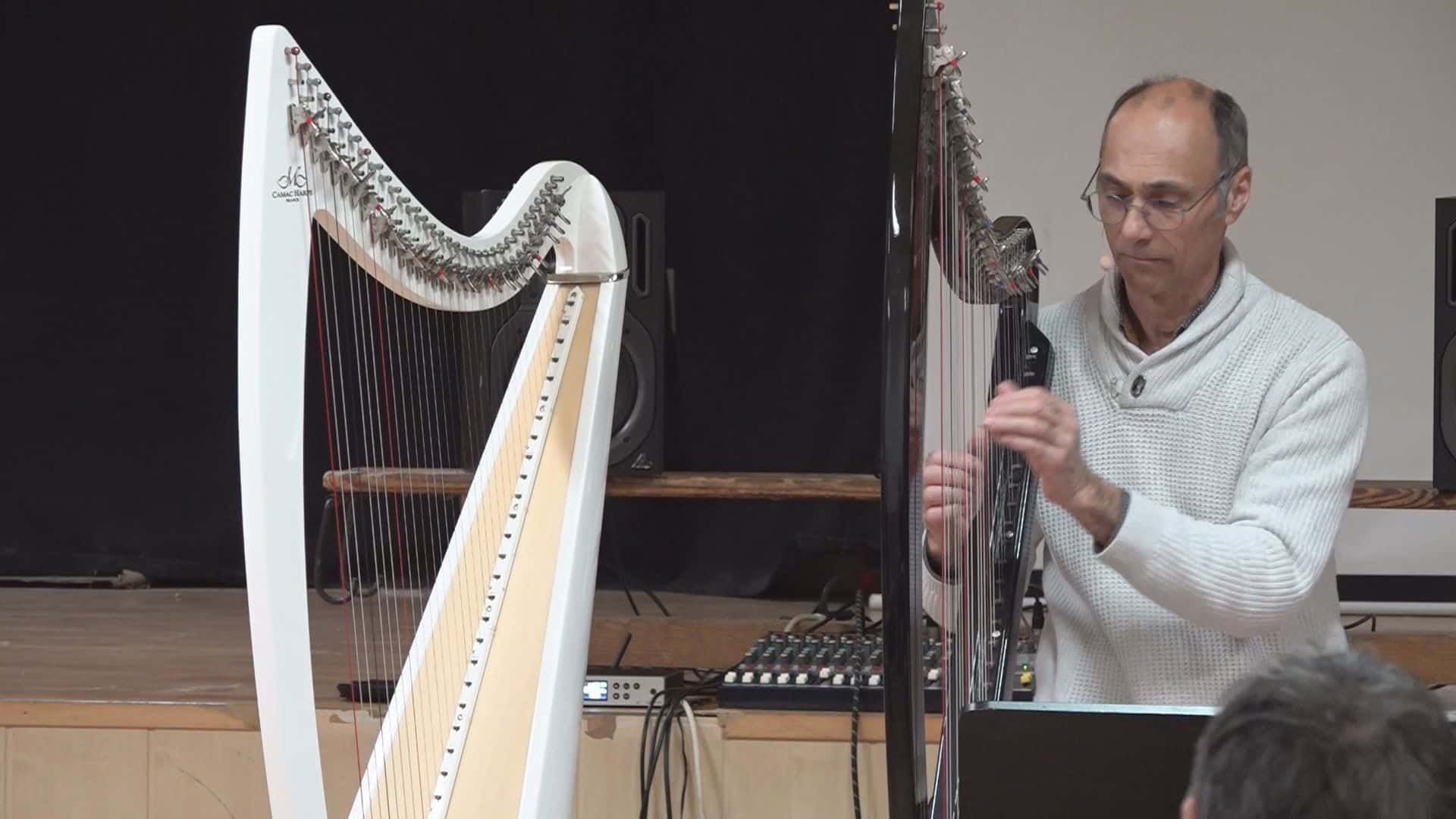 Concierto: Frédéric Bougouin y sus arpas