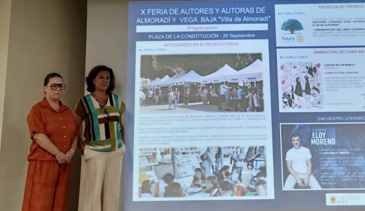 La X Feria de Autores de Almoradí: libros y charlas